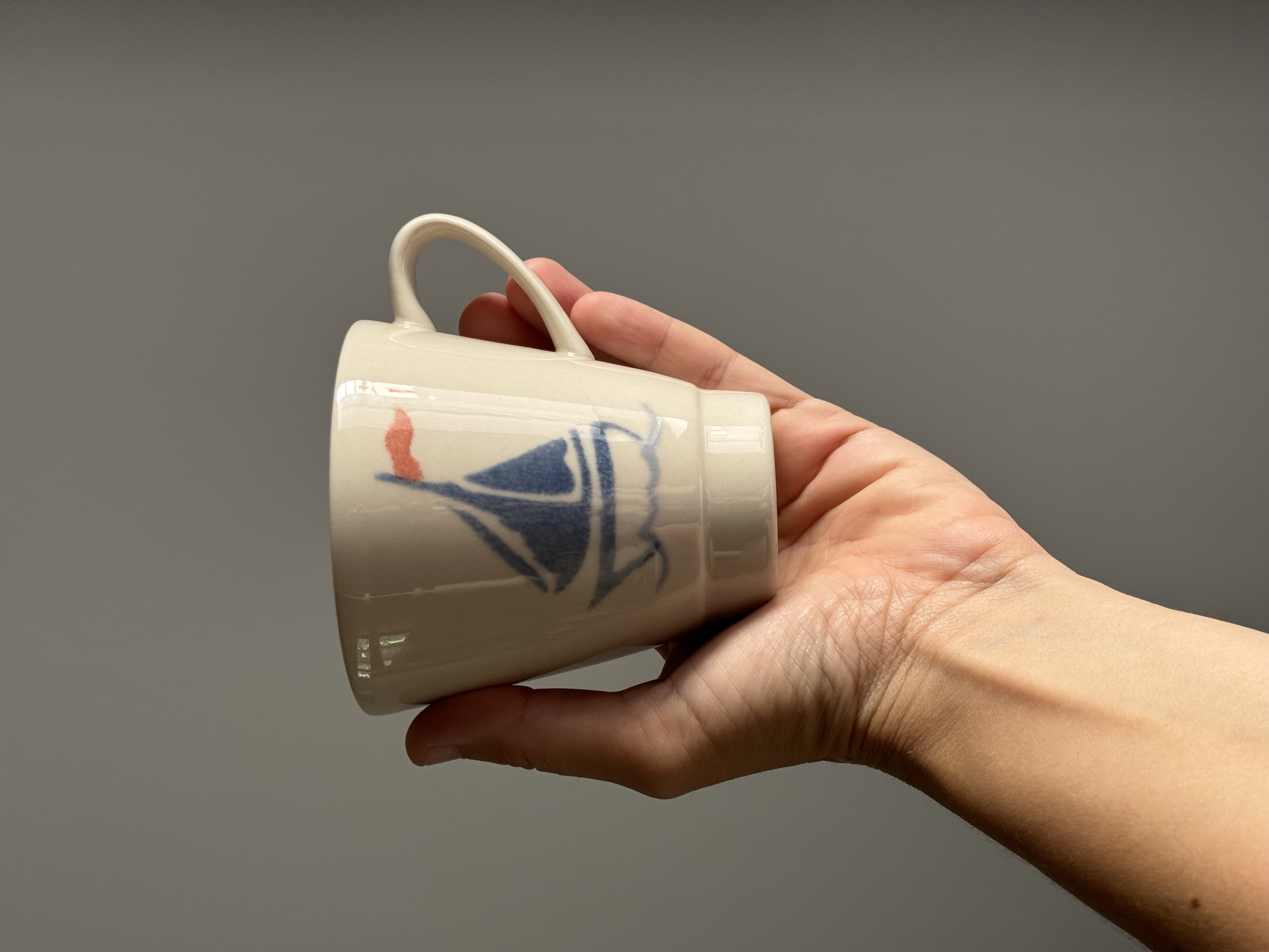 Vintage ceramic mug set by Pentik/Finland