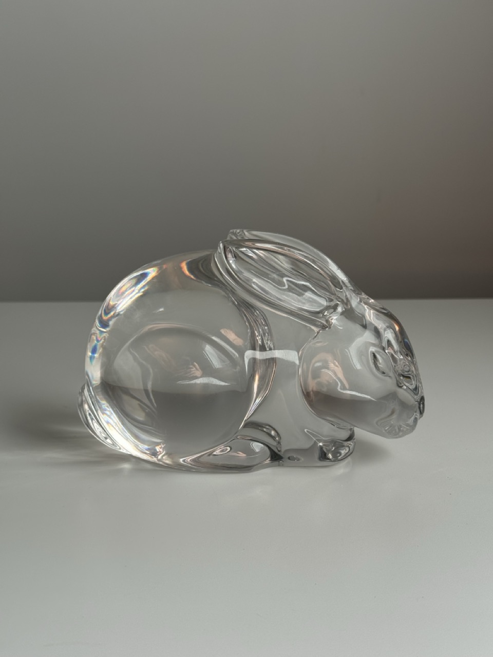 Crystal sculpture  rabbit/Belgium