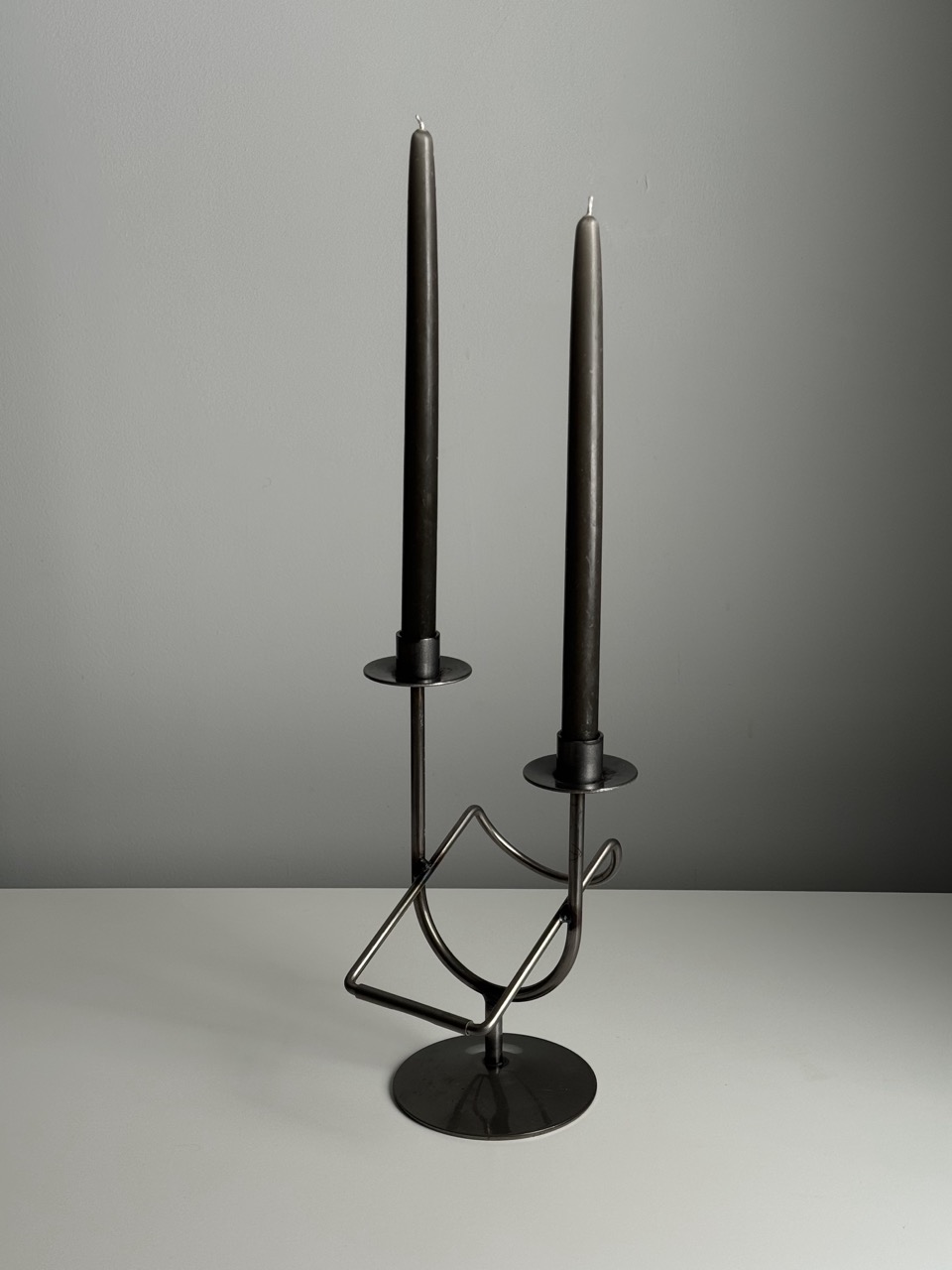  Candle Holder with a Wine Bottle Holder / Scandinavia
