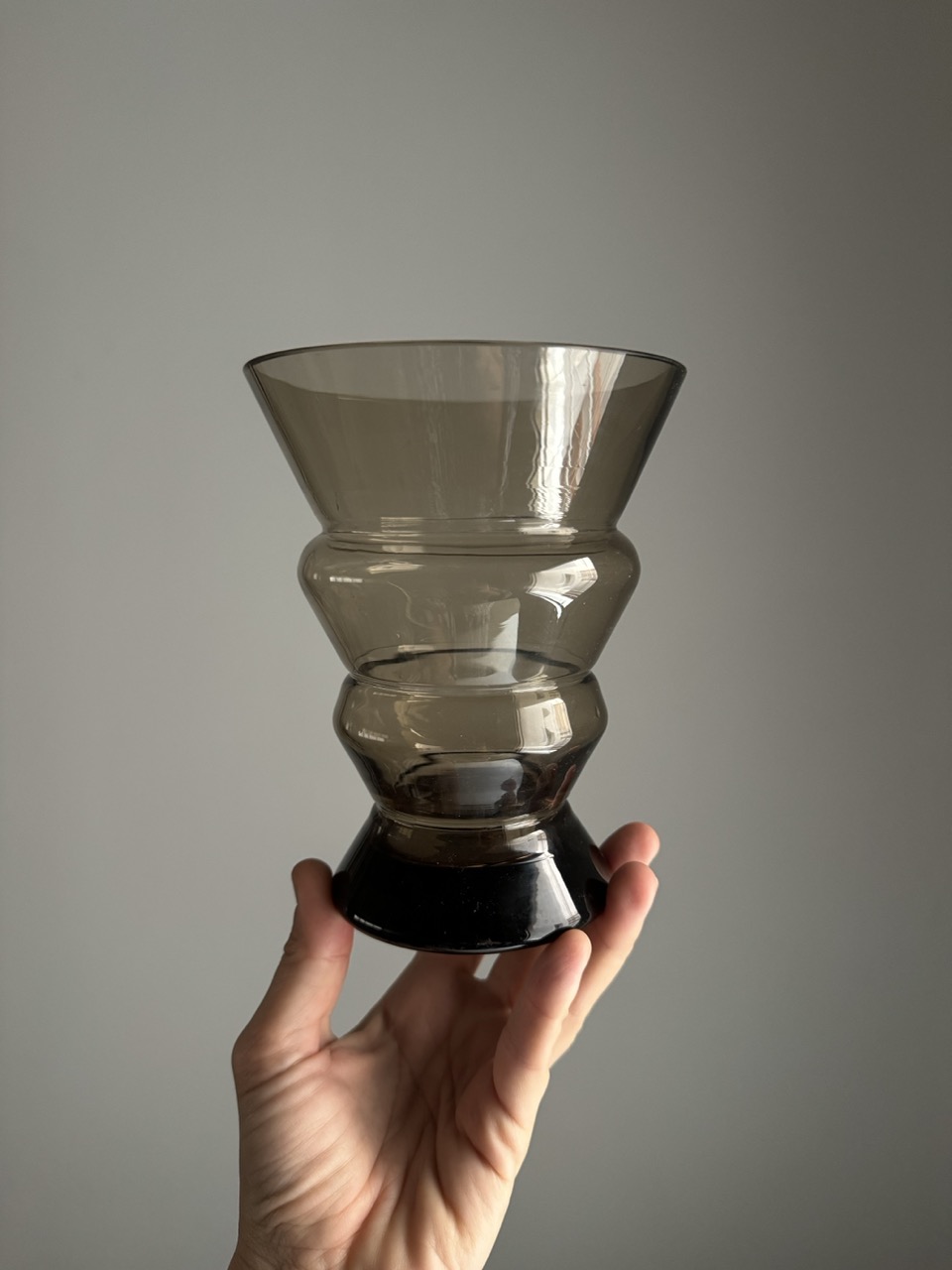 Finnish glass vase by Muurla