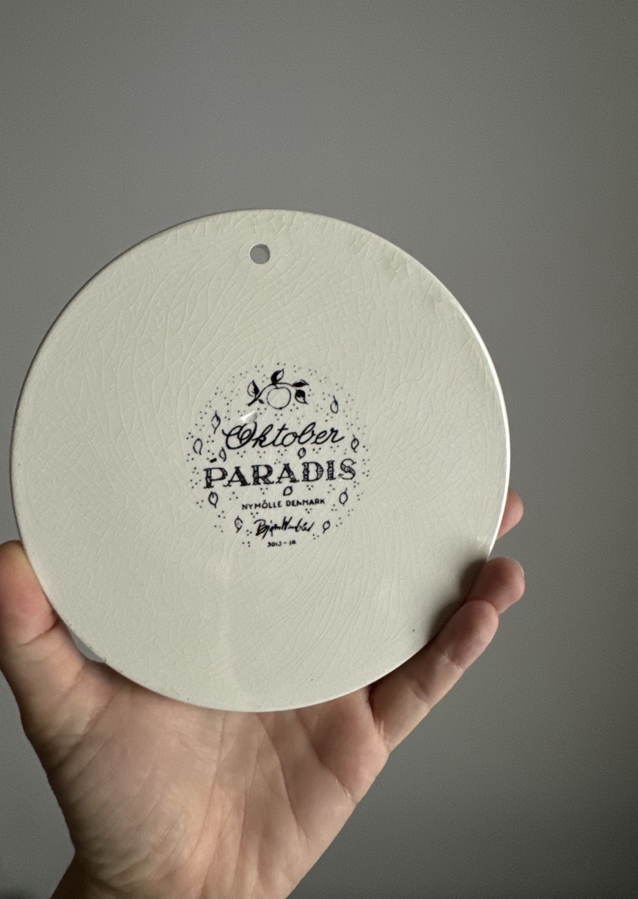 Ceramic wall plate “October Paradise”