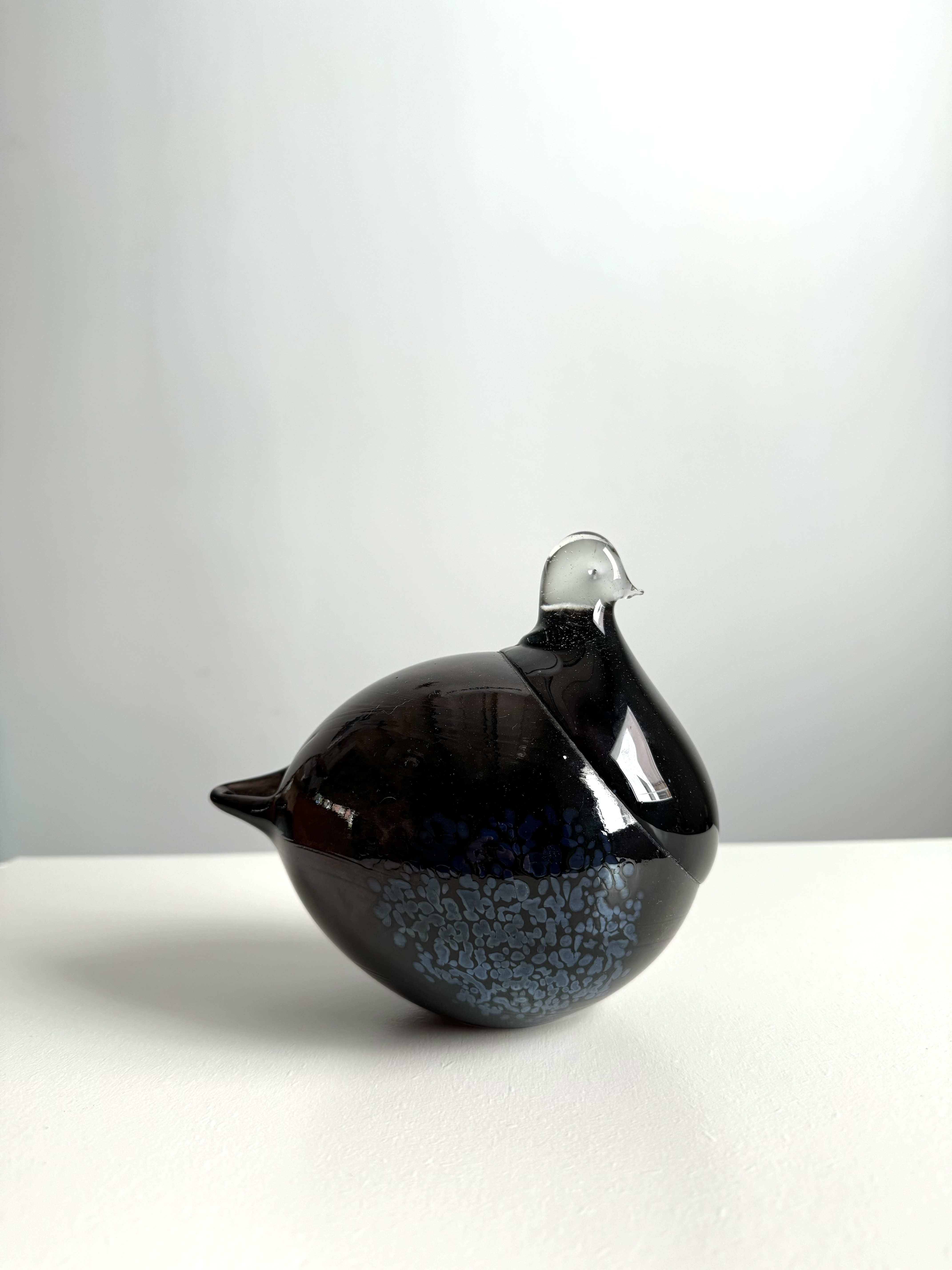 Vintage Glass Bird /Handmade Scandinavian Decor  Lasistudio, Finland – 1970s 