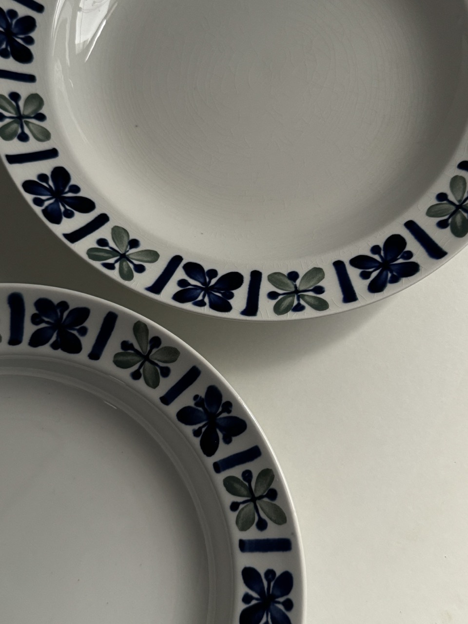 Plates from the Katrilli series by the Finnish brand Arabia.