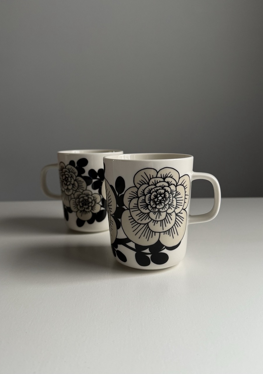 The mugs  by Marimekko / Finland