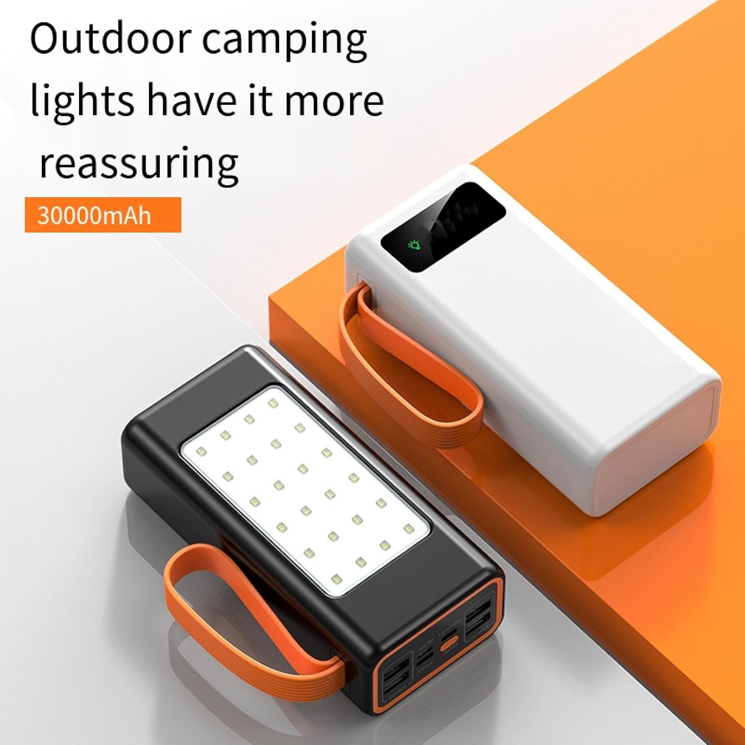 SUPER CARGADOR PROFECIONAL, de Carga rápida para Camping, Gran Capacidad, 30 000 mAh
