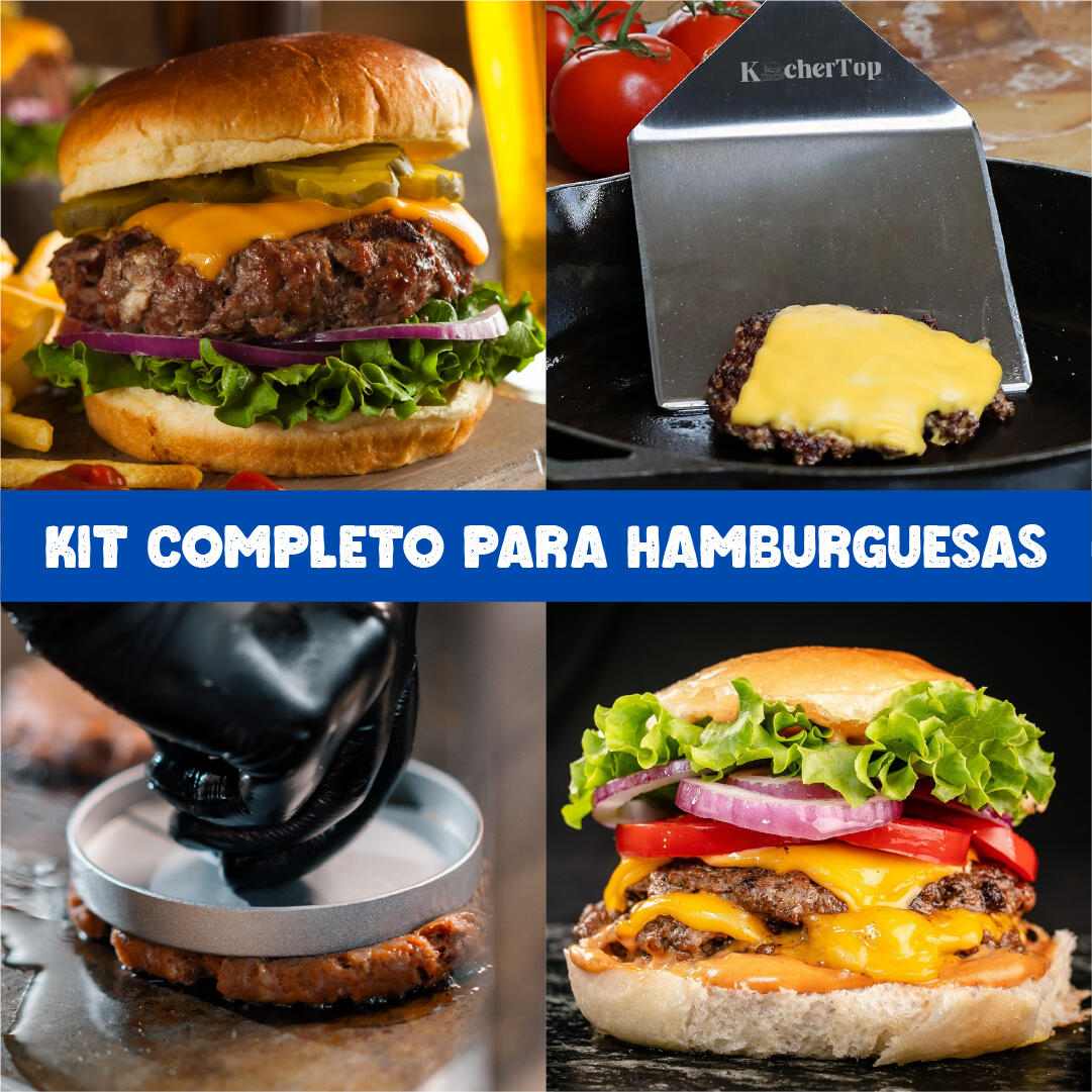 Smash Burger Kit, profesional 7 en 1