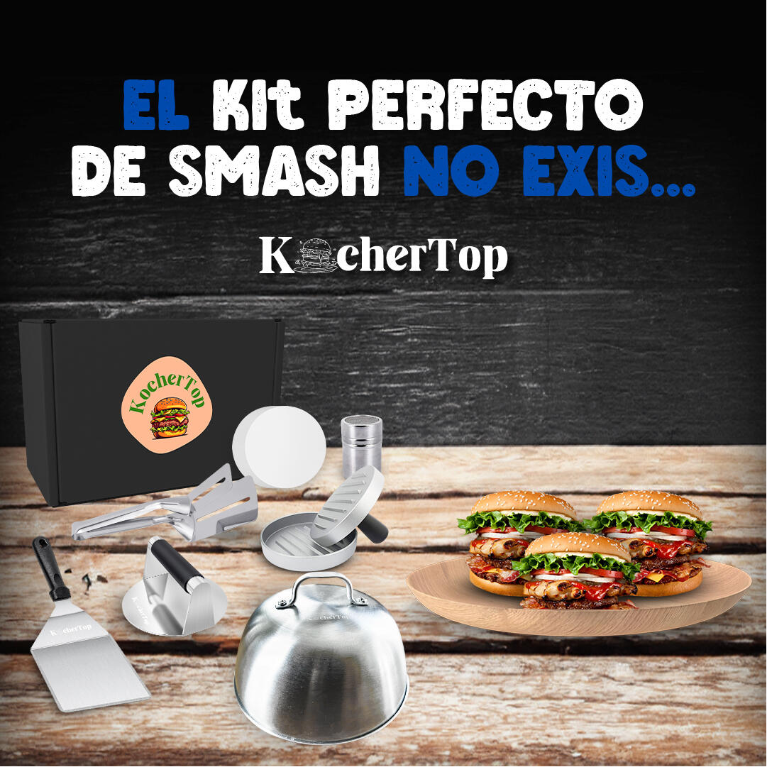 Smash Burger Kit, profesional 7 en 1