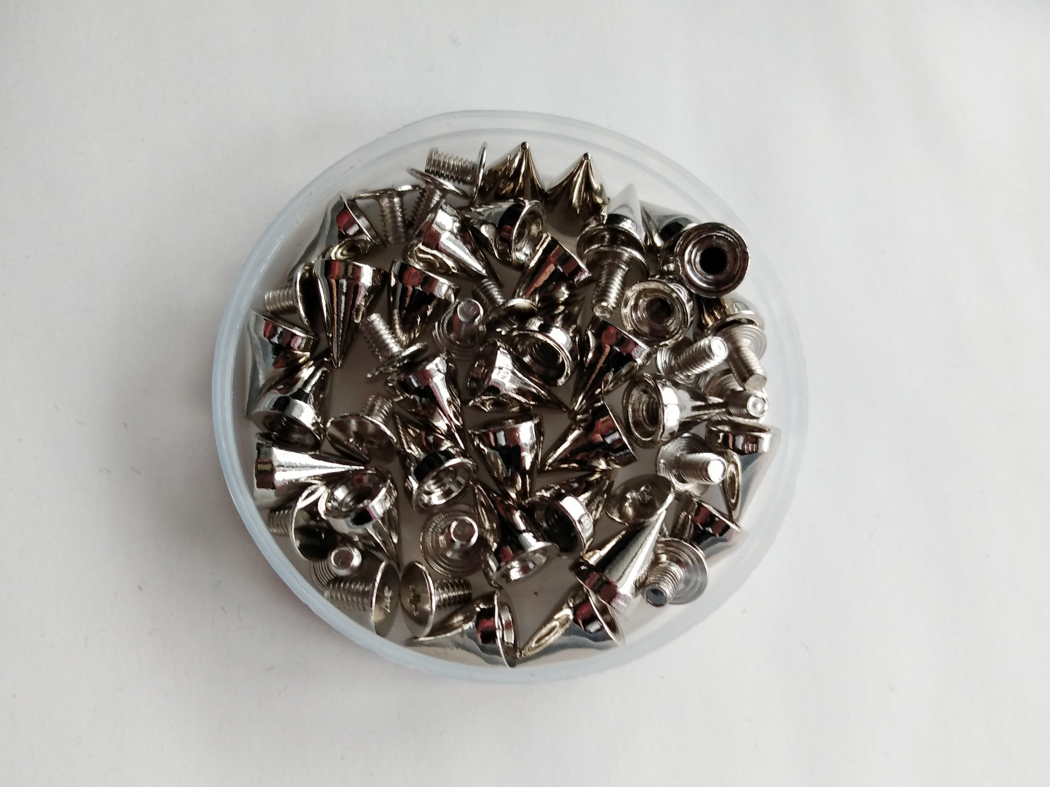 Spiked 1cm Silver Studs