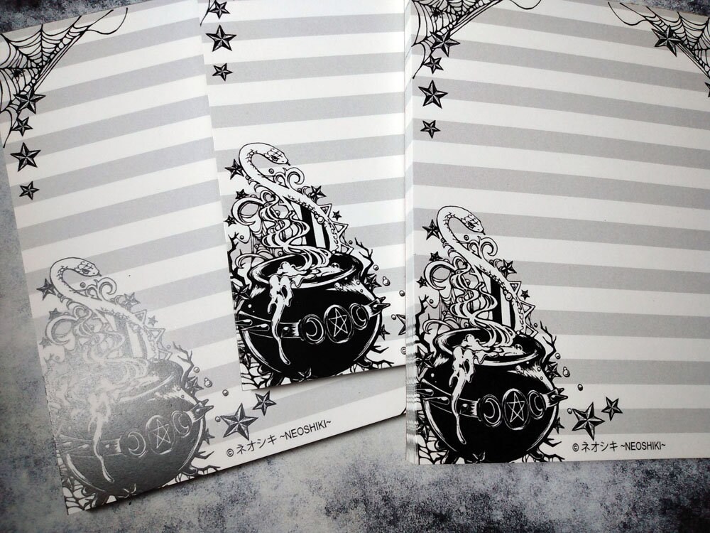 Hallow's Eve Cauldron & Snakes Halloween Notepads