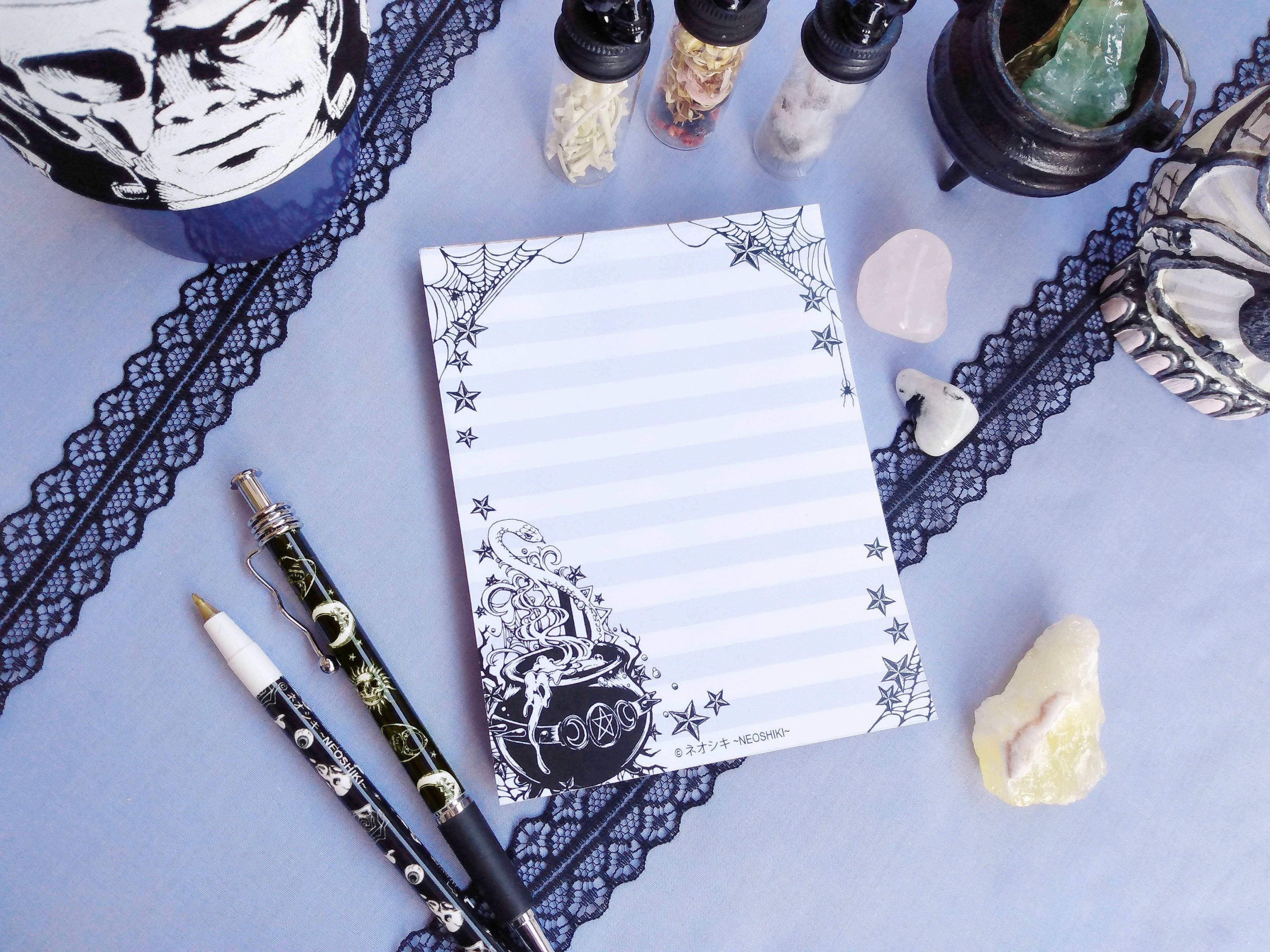 Hallow's Eve Cauldron & Snakes Halloween Notepads