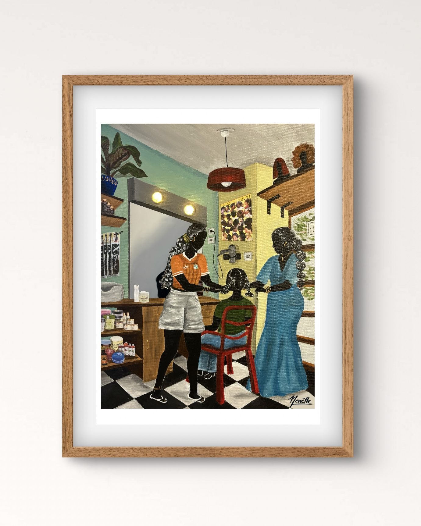 Print — Les coiffeuses