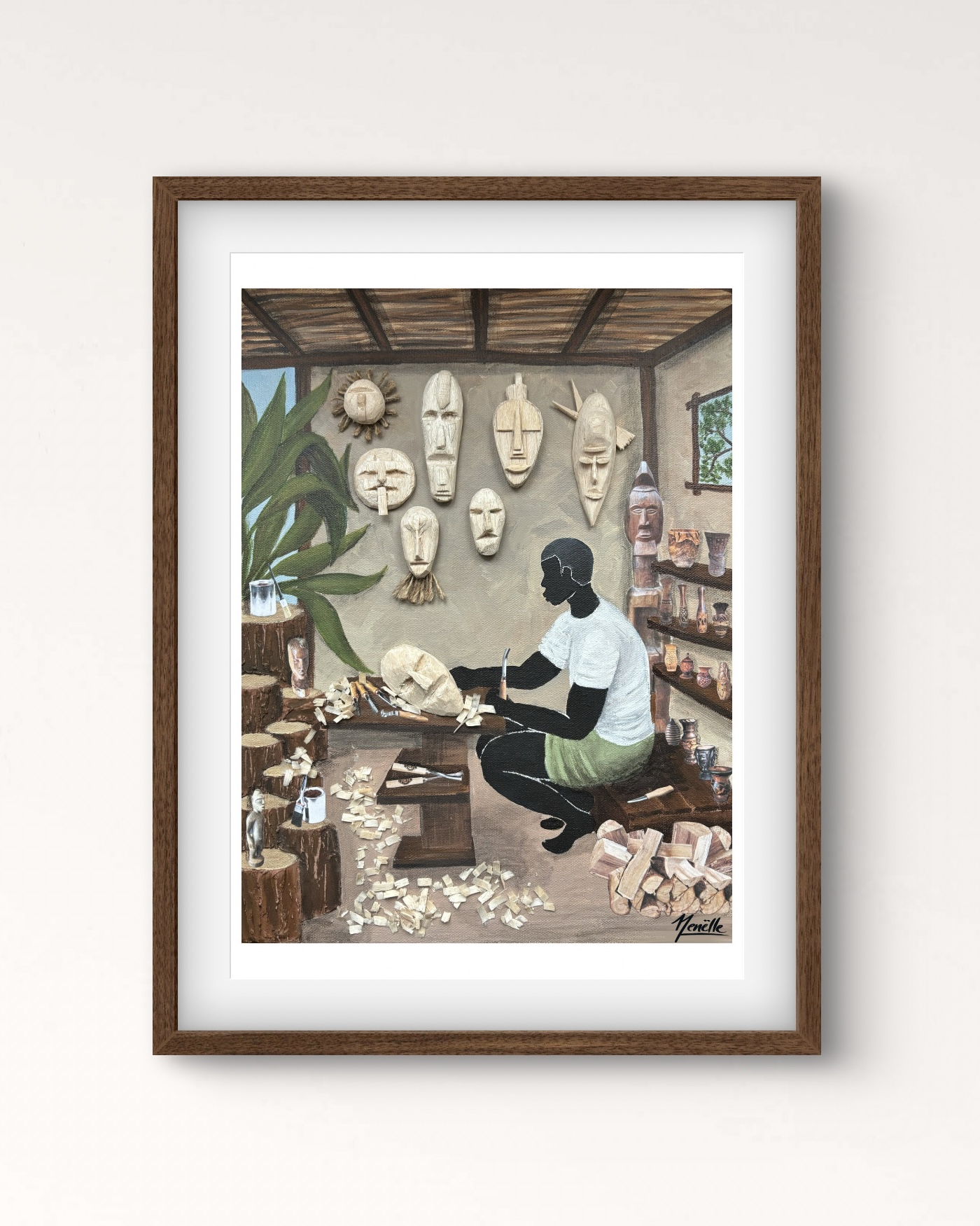 Print — Mains d'ébène 