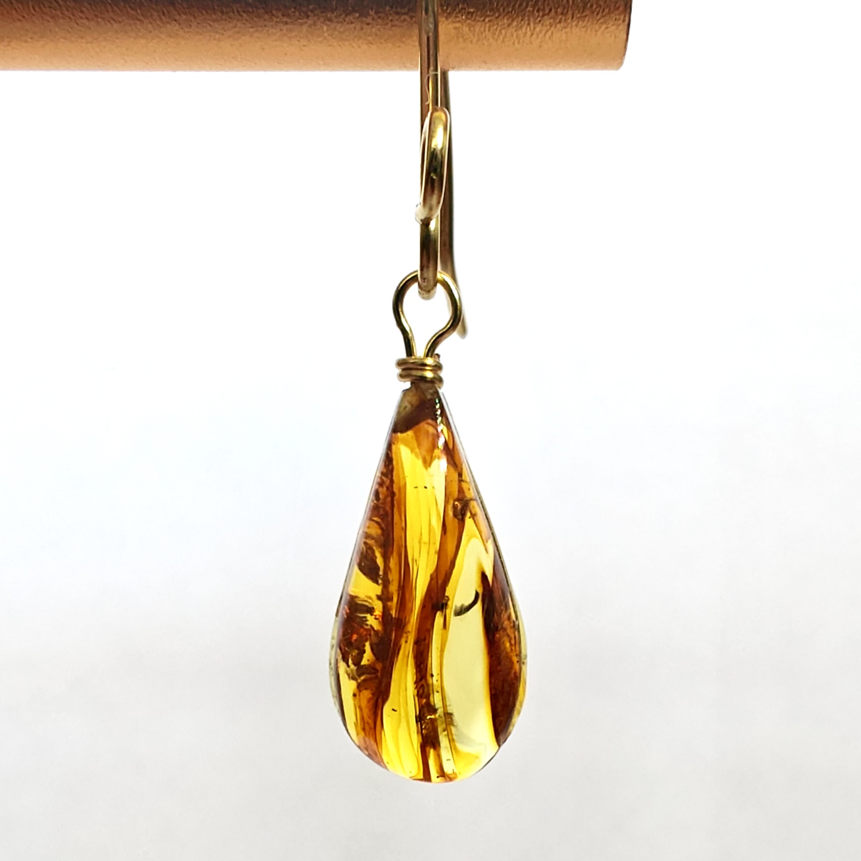 Boucles d'oreilles en Ambre