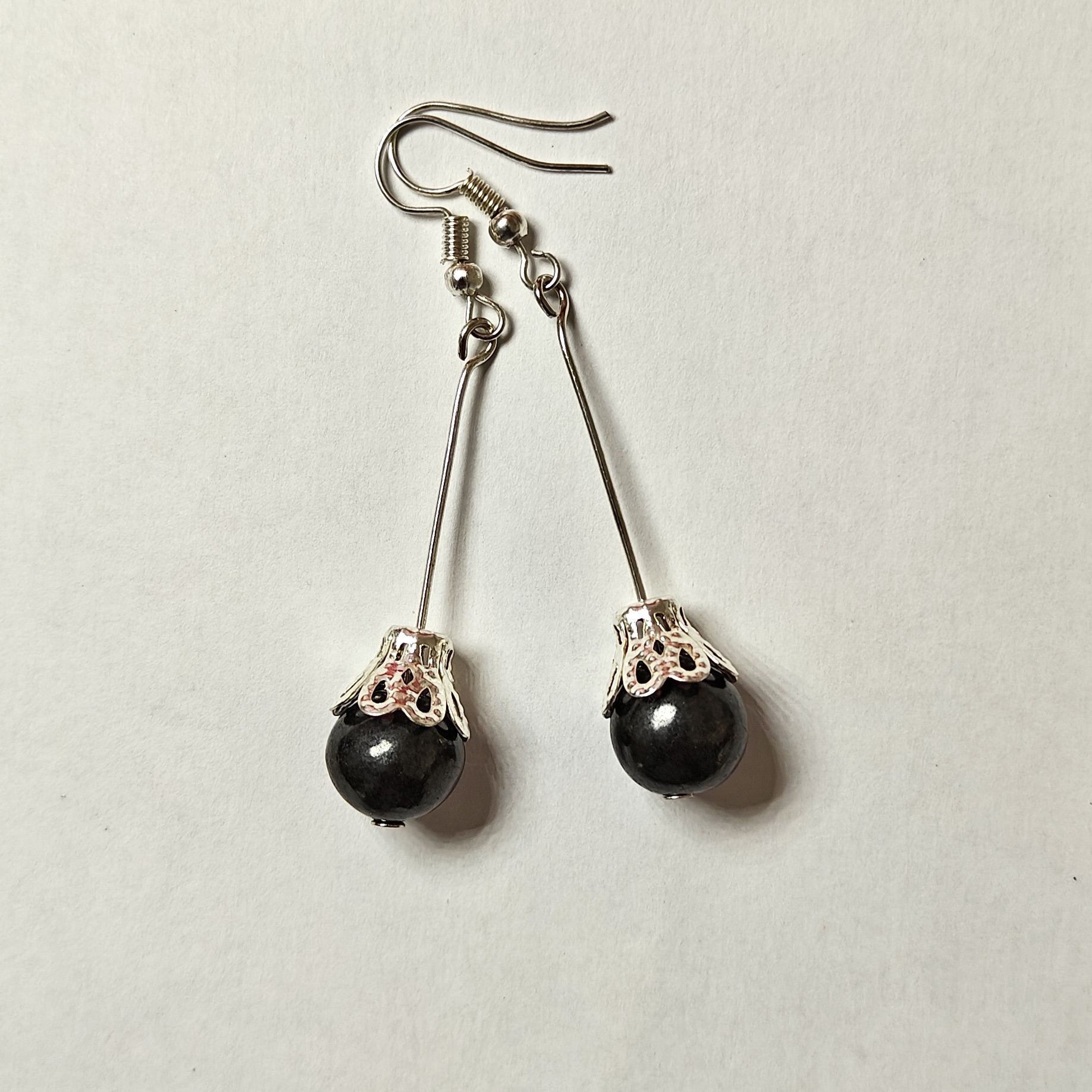 Boucles d'oreille en Argile noire