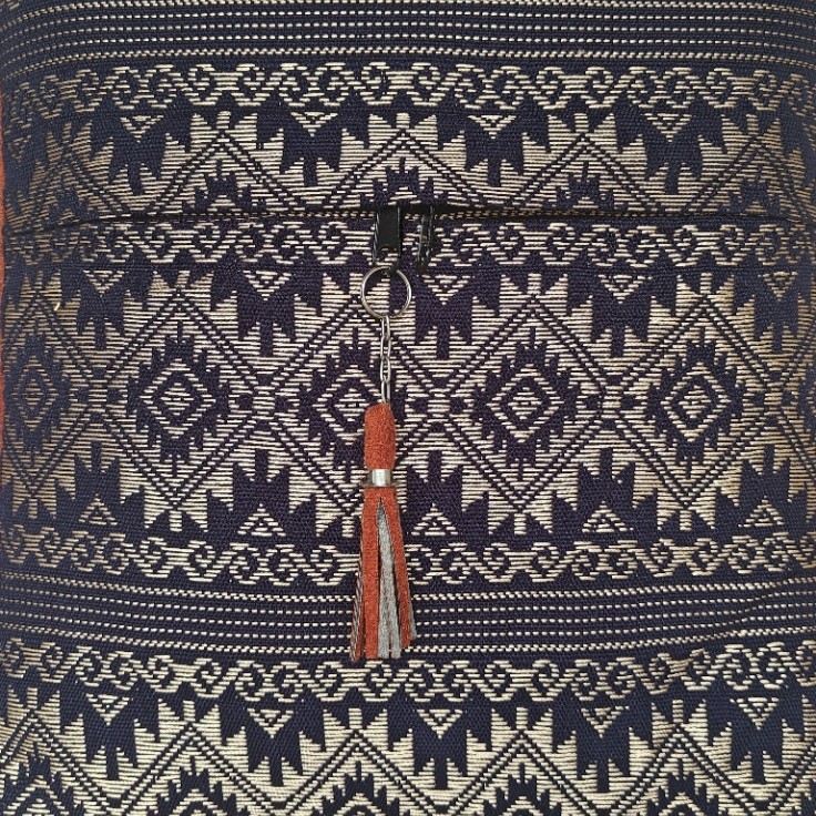 Sac tressé et cuir synthétique