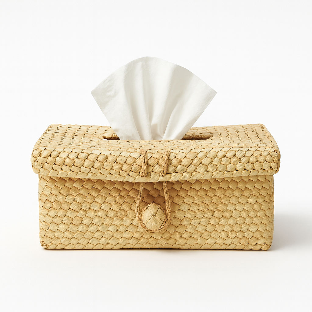 Boite à mouchoirs en palme