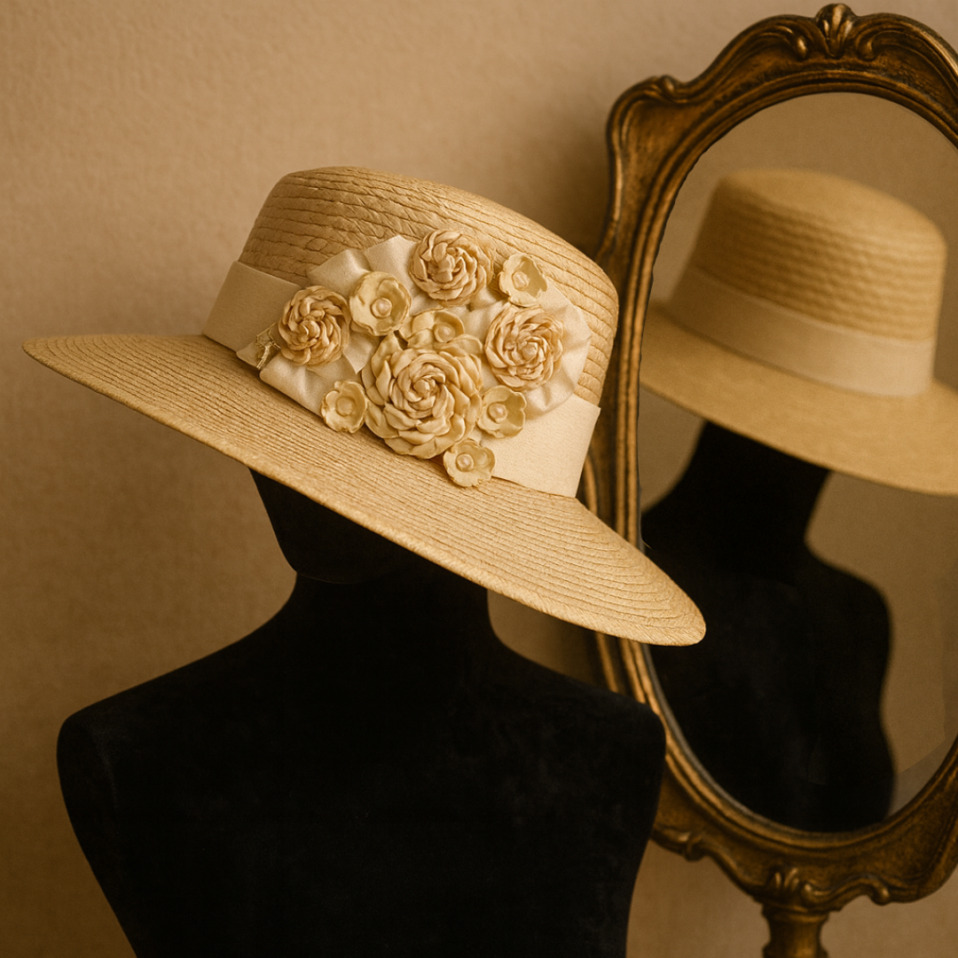 Chapeau - Feuilles de palme