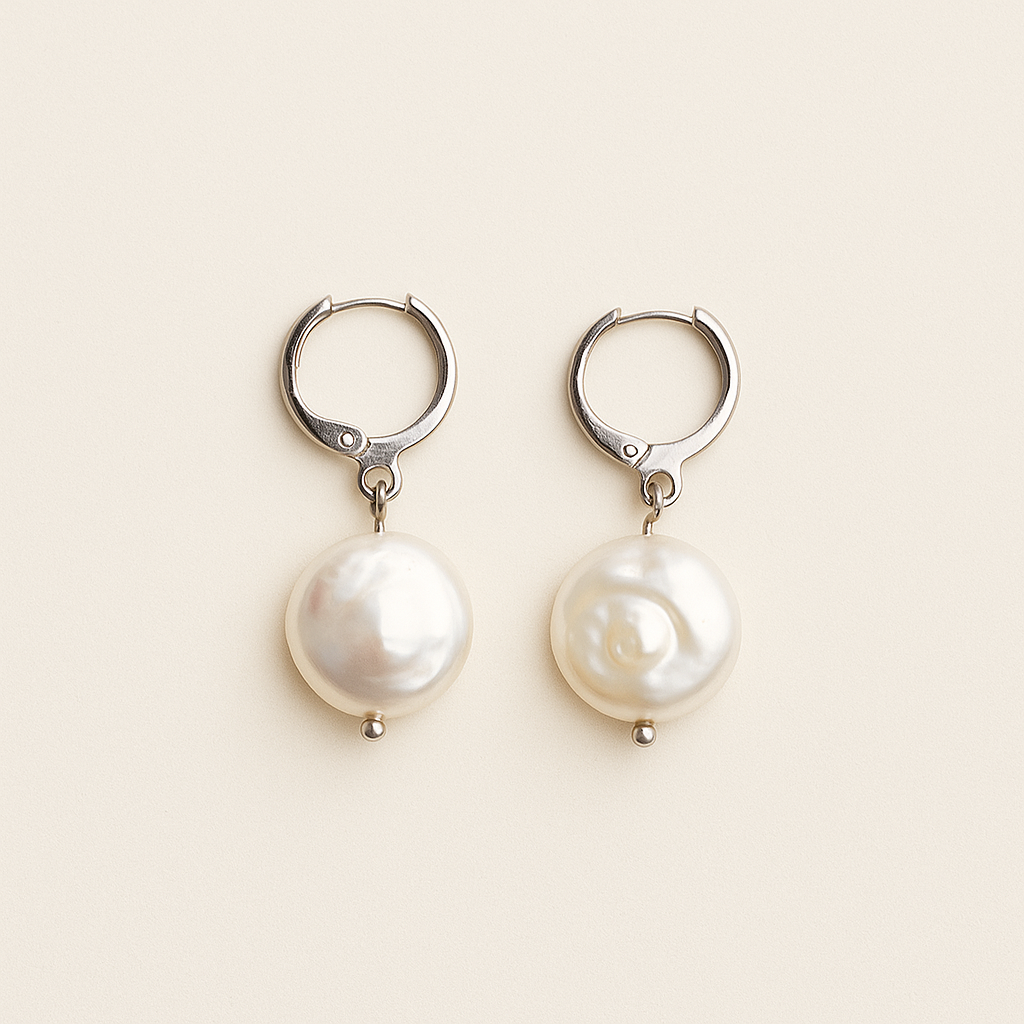 Boucles d'oreille - Perle naturelles