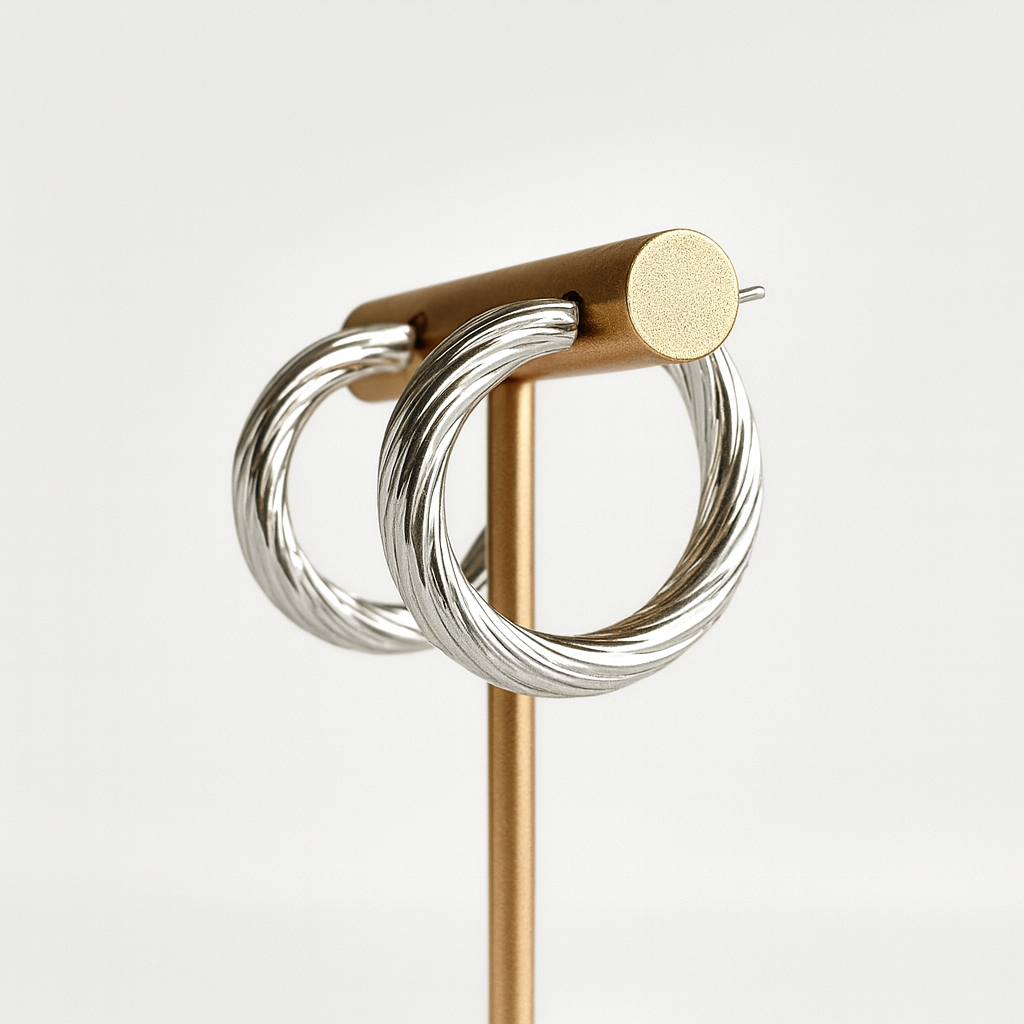 Boucles d'oreille en argent