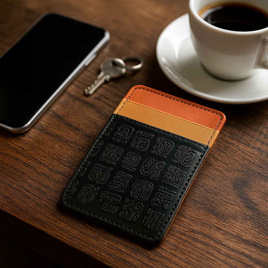 Porte-Cartes en Cuir
