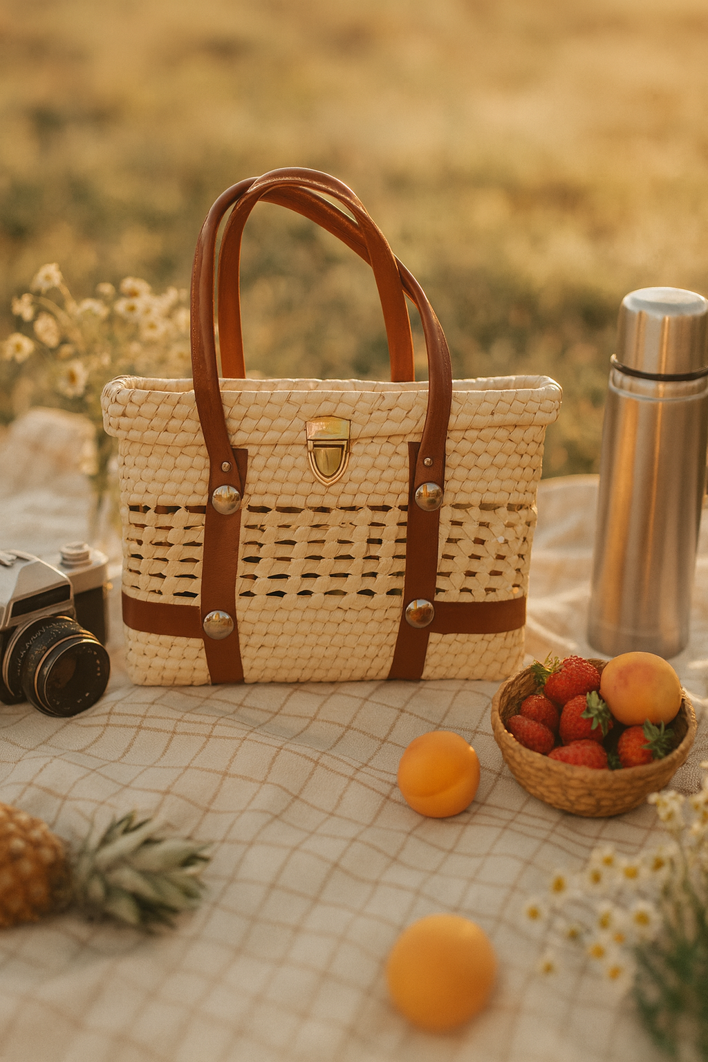 Sac en feuilles de palme