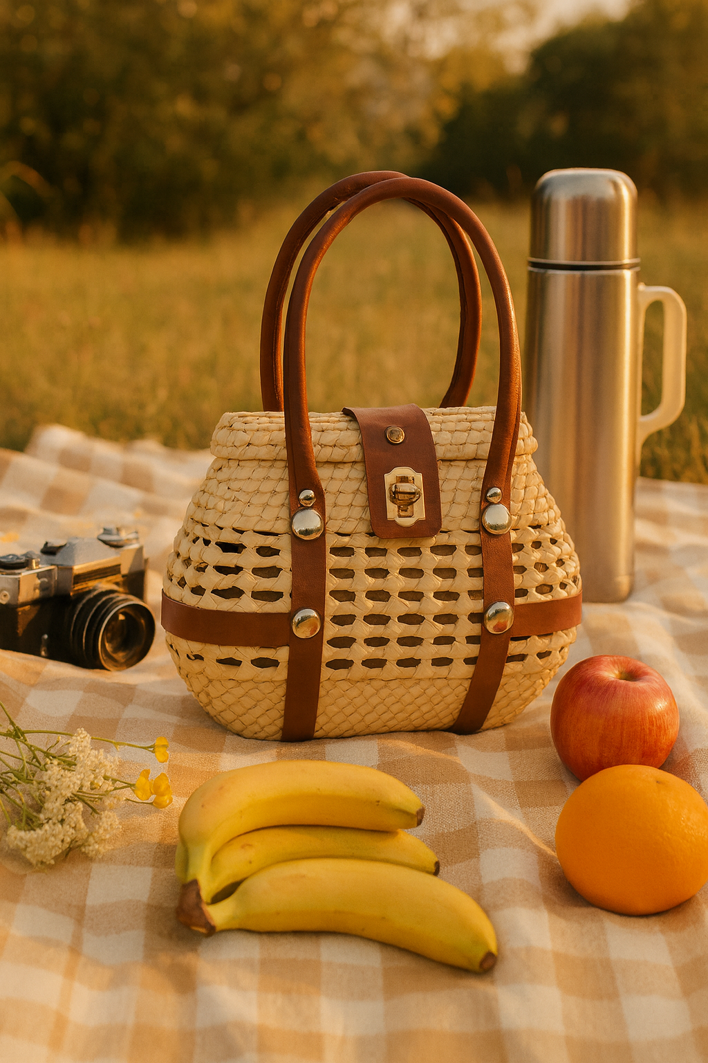Sac en feuilles de palme