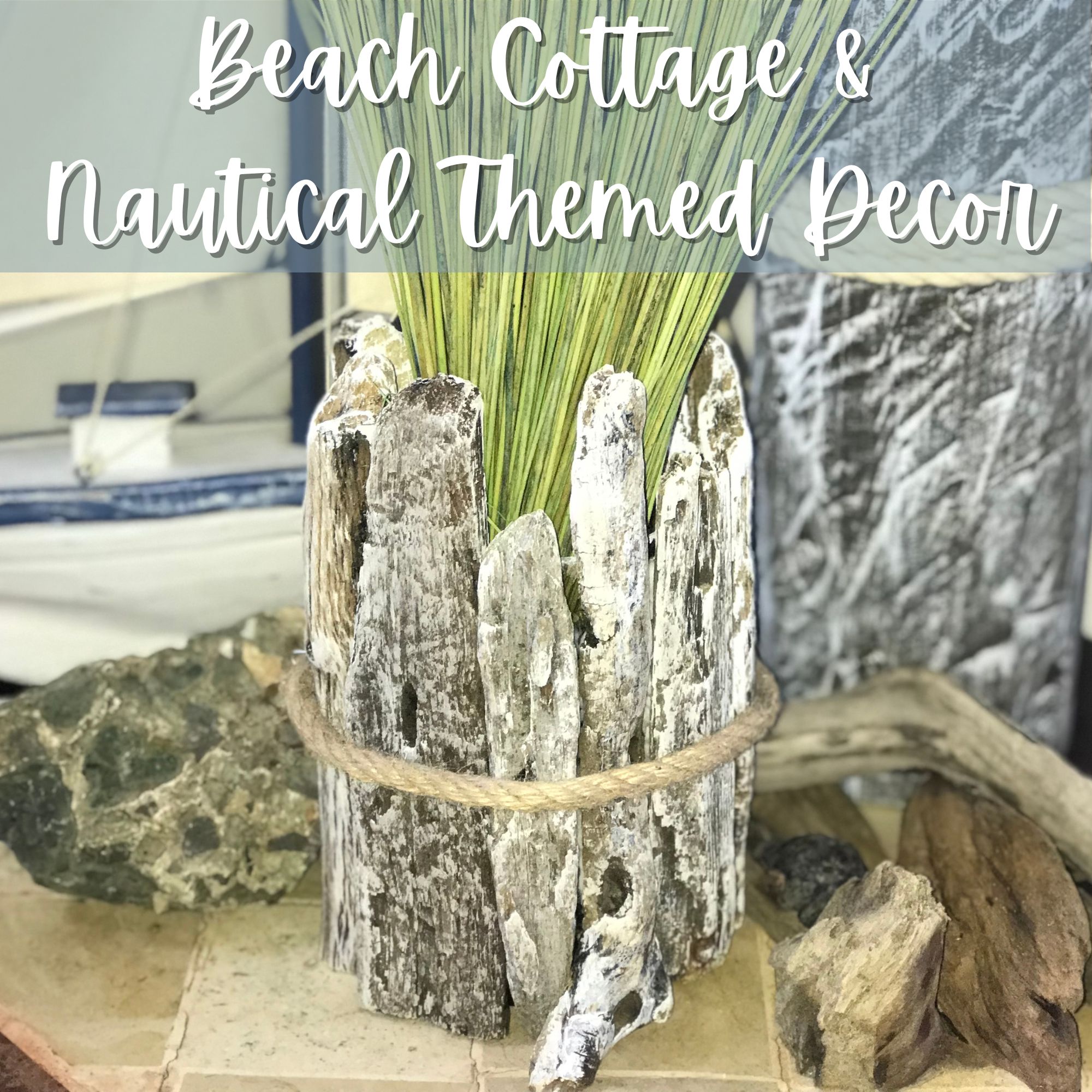Handcrafted Driftwood Vase (vase only)
