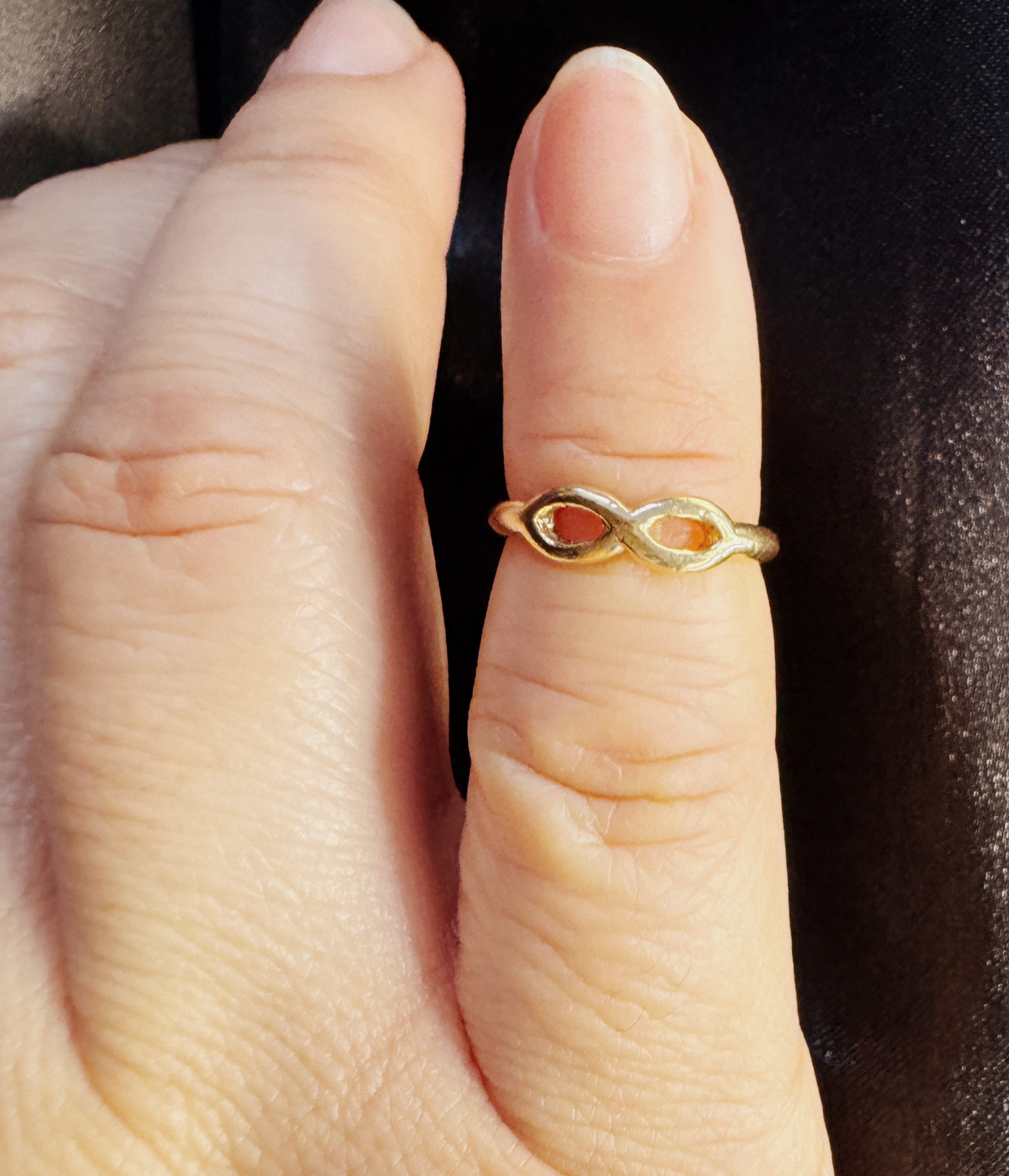 Gold Infinity Ring