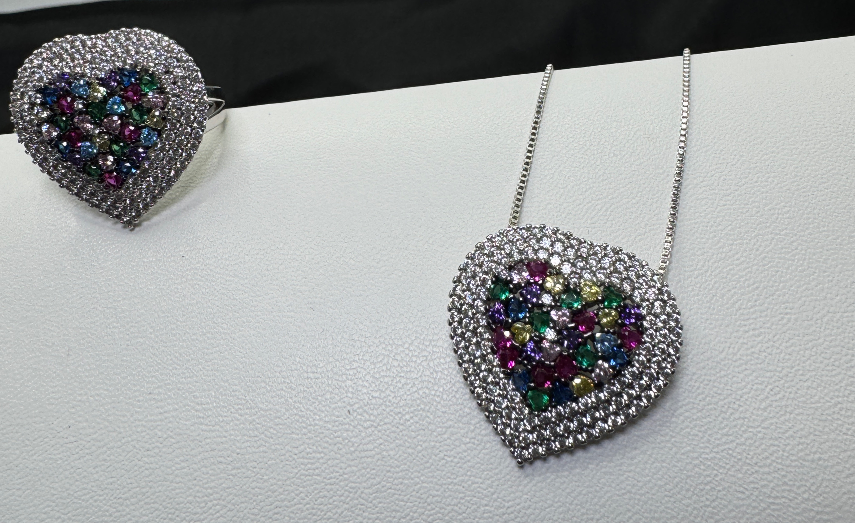 Heart-shaped Jewelry Set