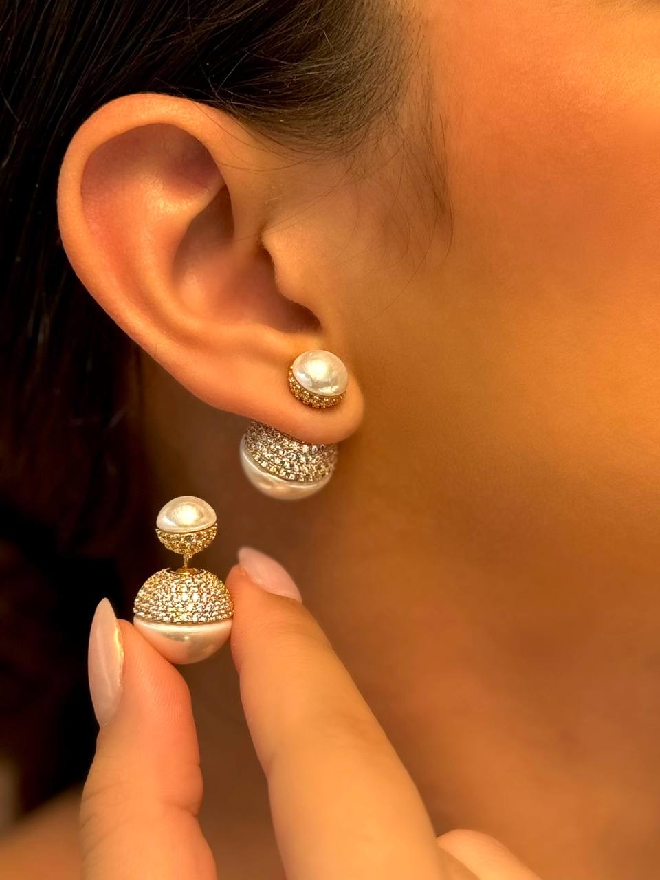 Elegant Pearl Earrings