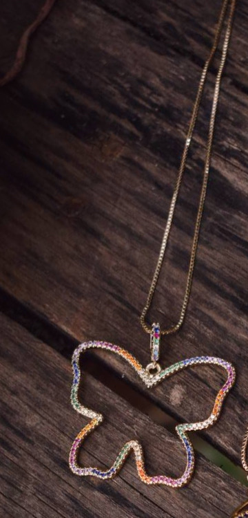 Butterfly Pendant Necklace
