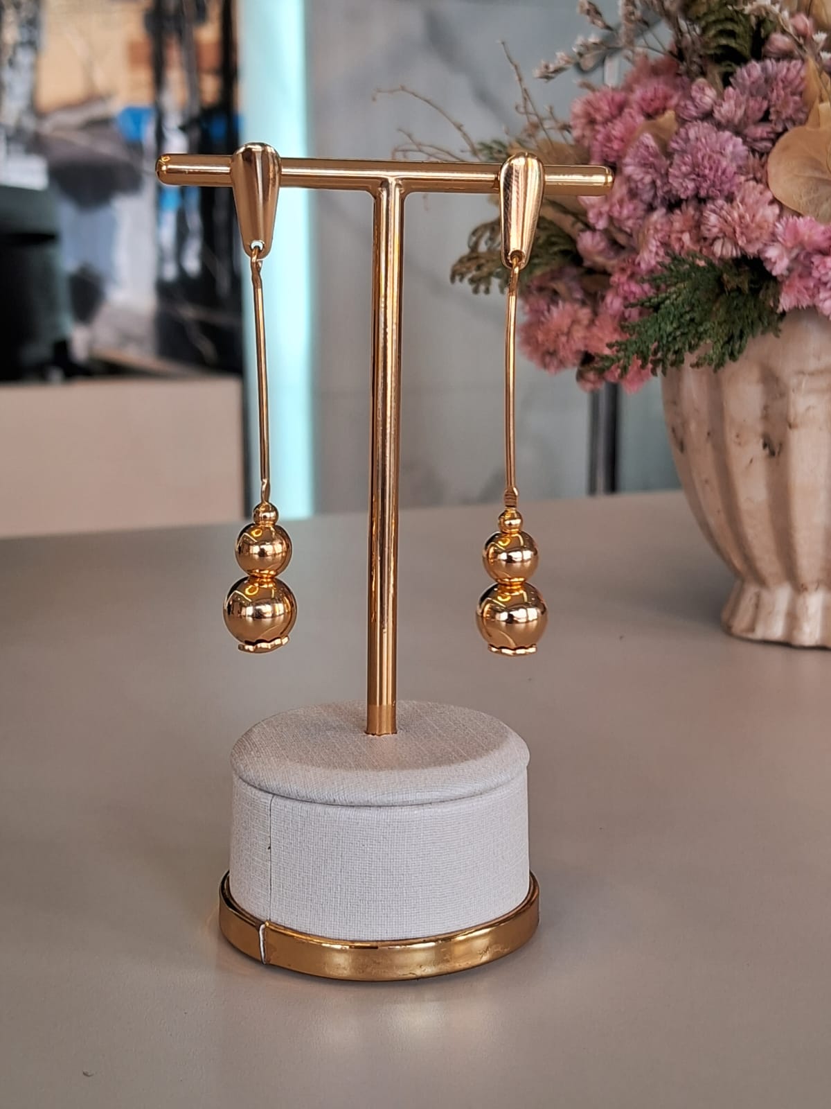 Elegant Gold Drop Earrings