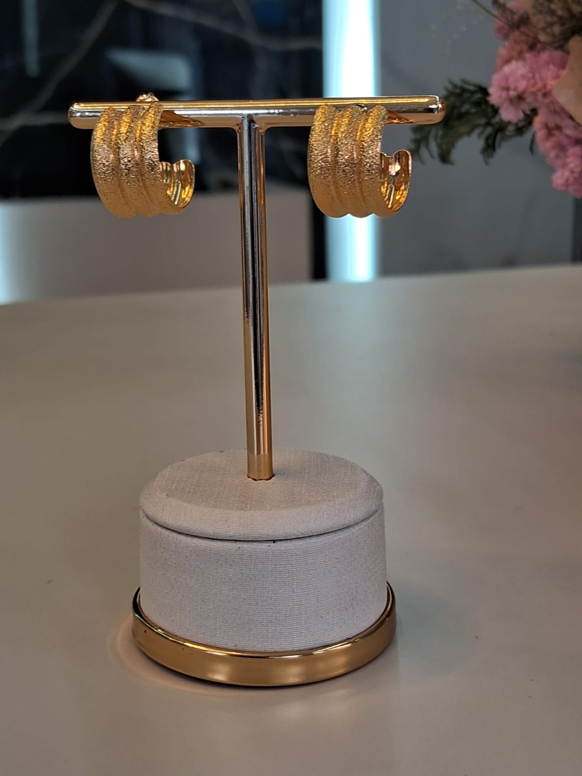 Gold Statement Earrings