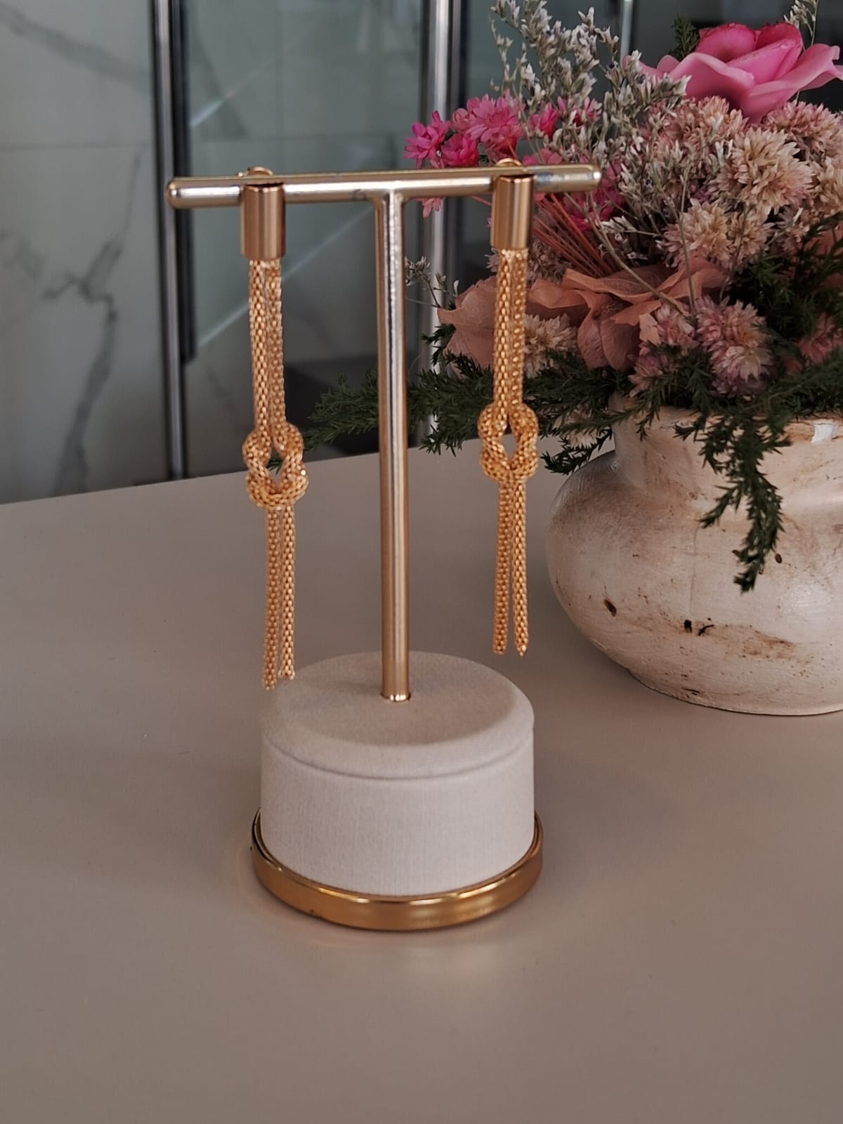 Elegant Gold Drop Earrings