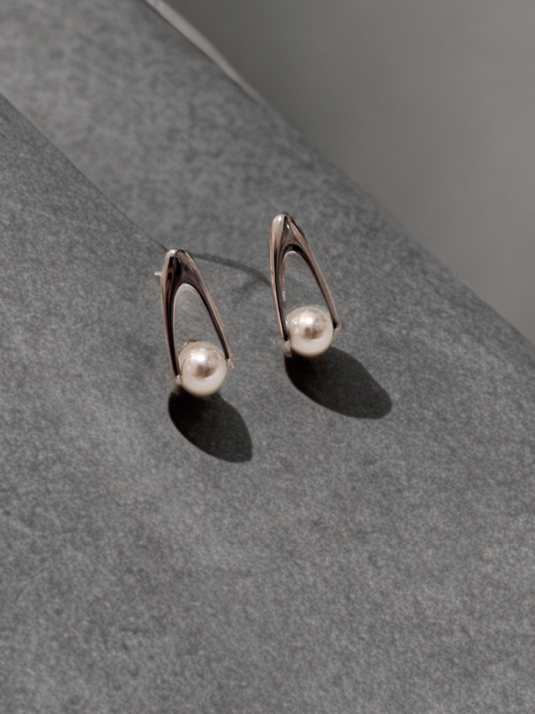 Elegant Pearl Drop Earrings