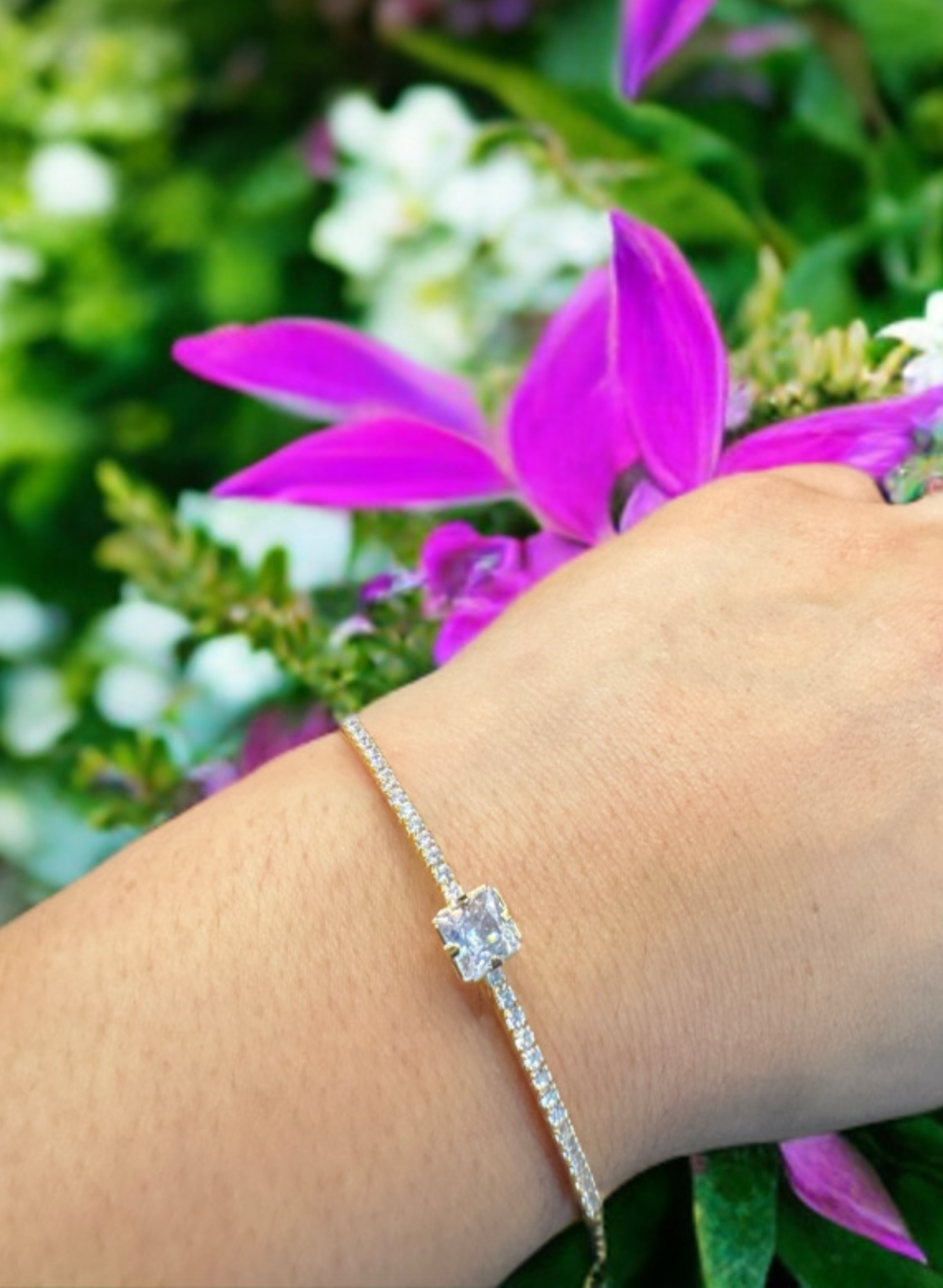 Gold Zorconia Bracelet