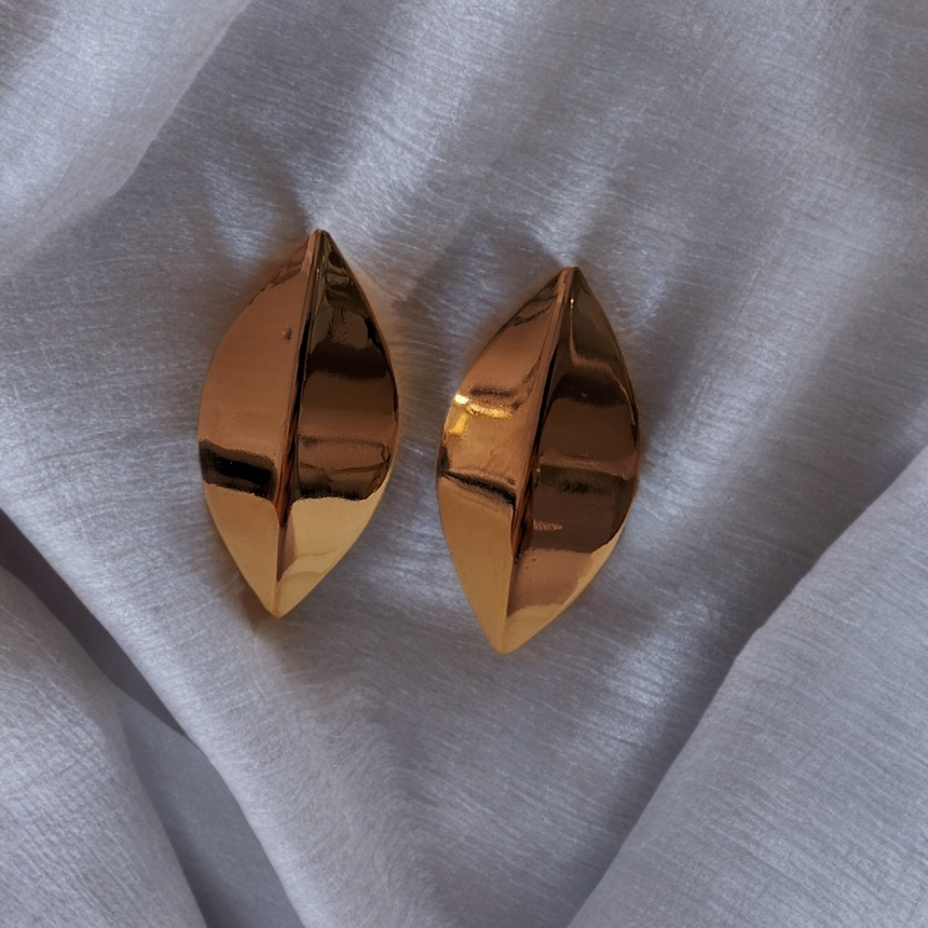 Gold Leaf Earrings