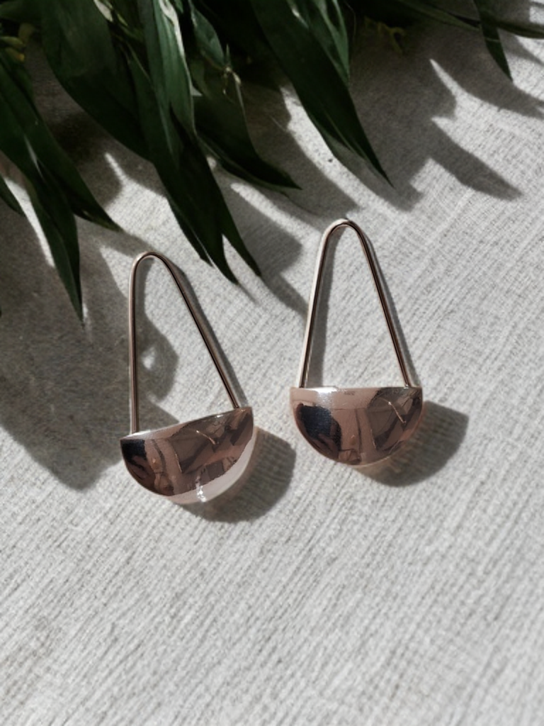Elegant Rose Gold Earrings