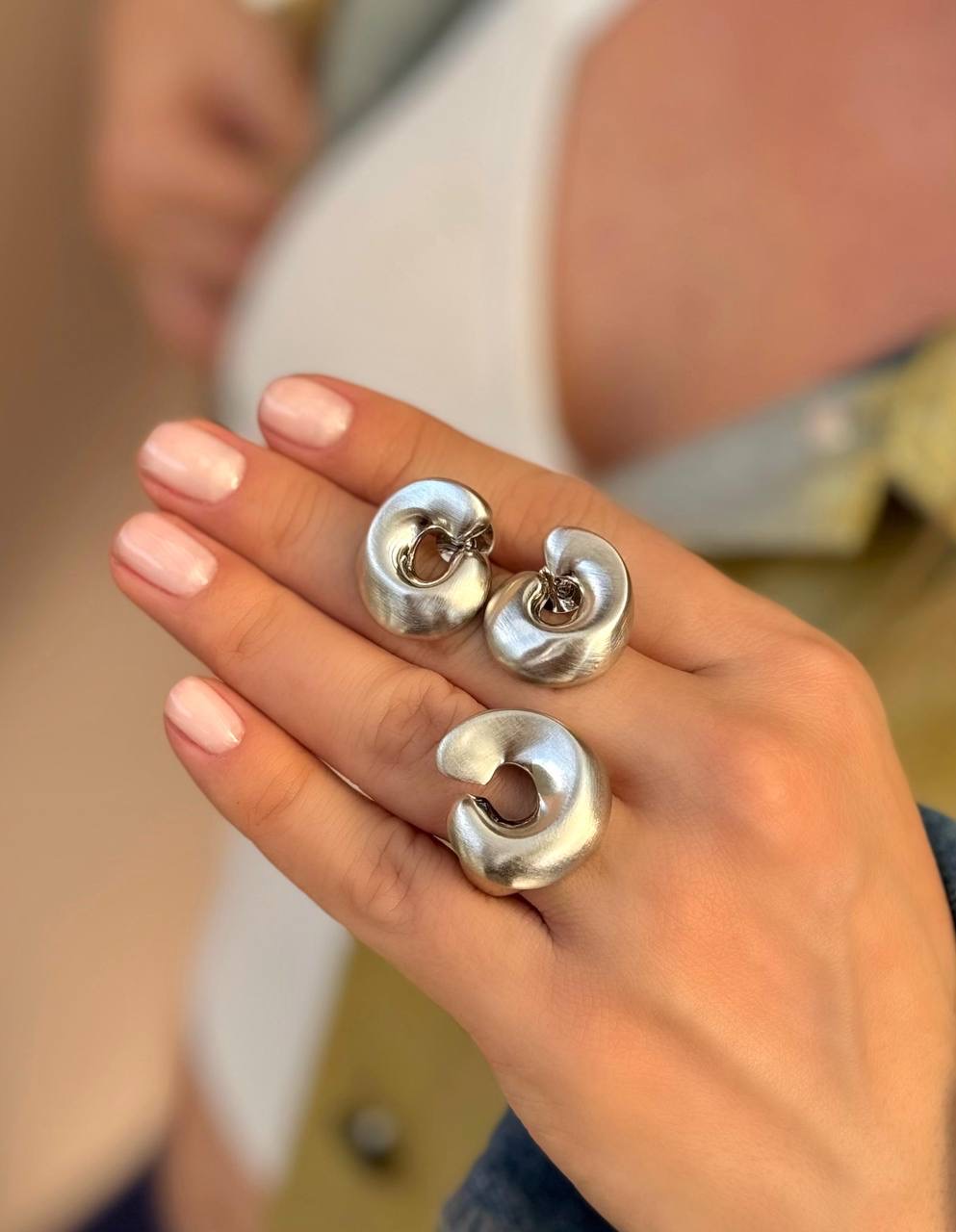 Elegant Silver Jewelry Set