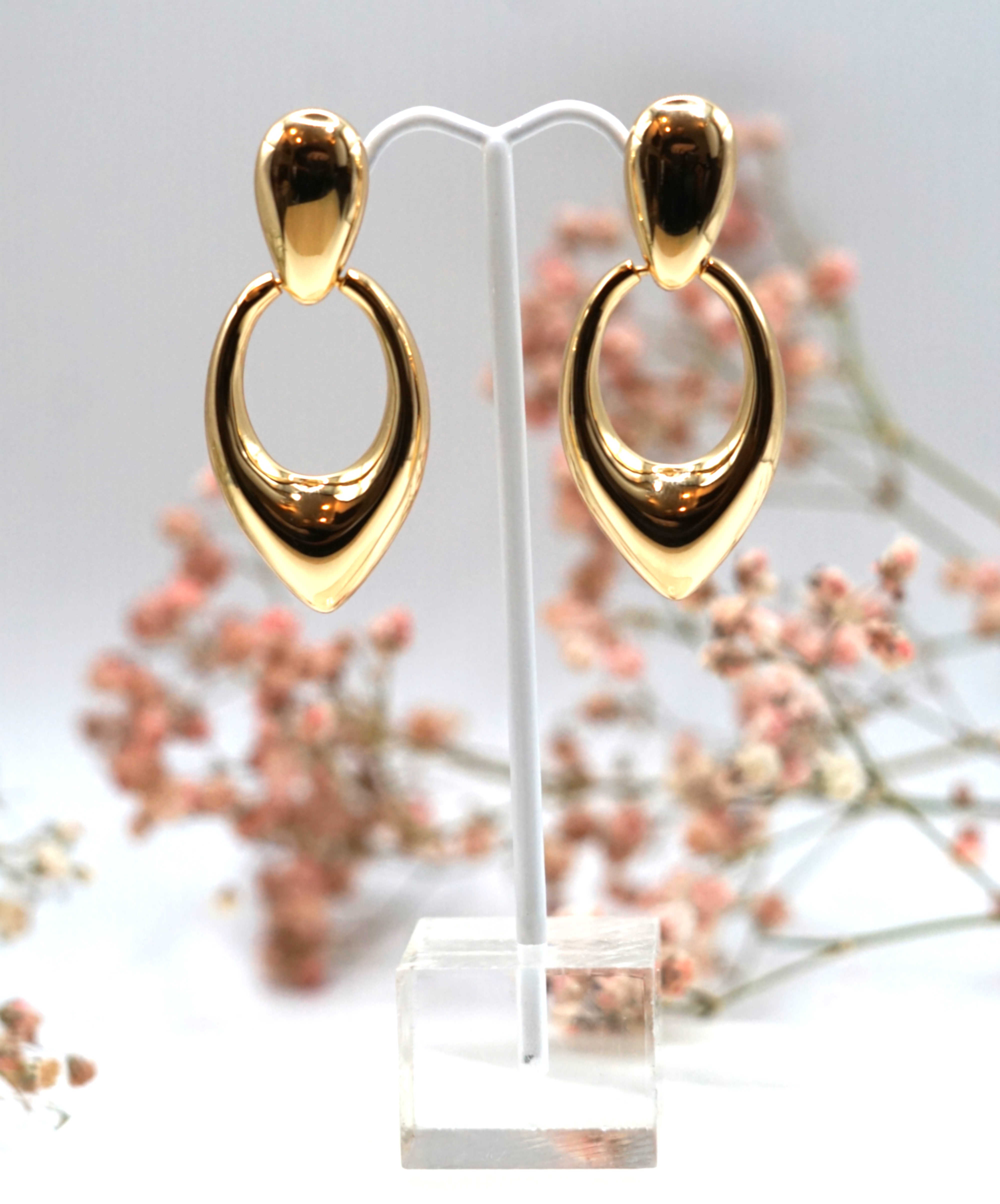 Gold Drop Earrings