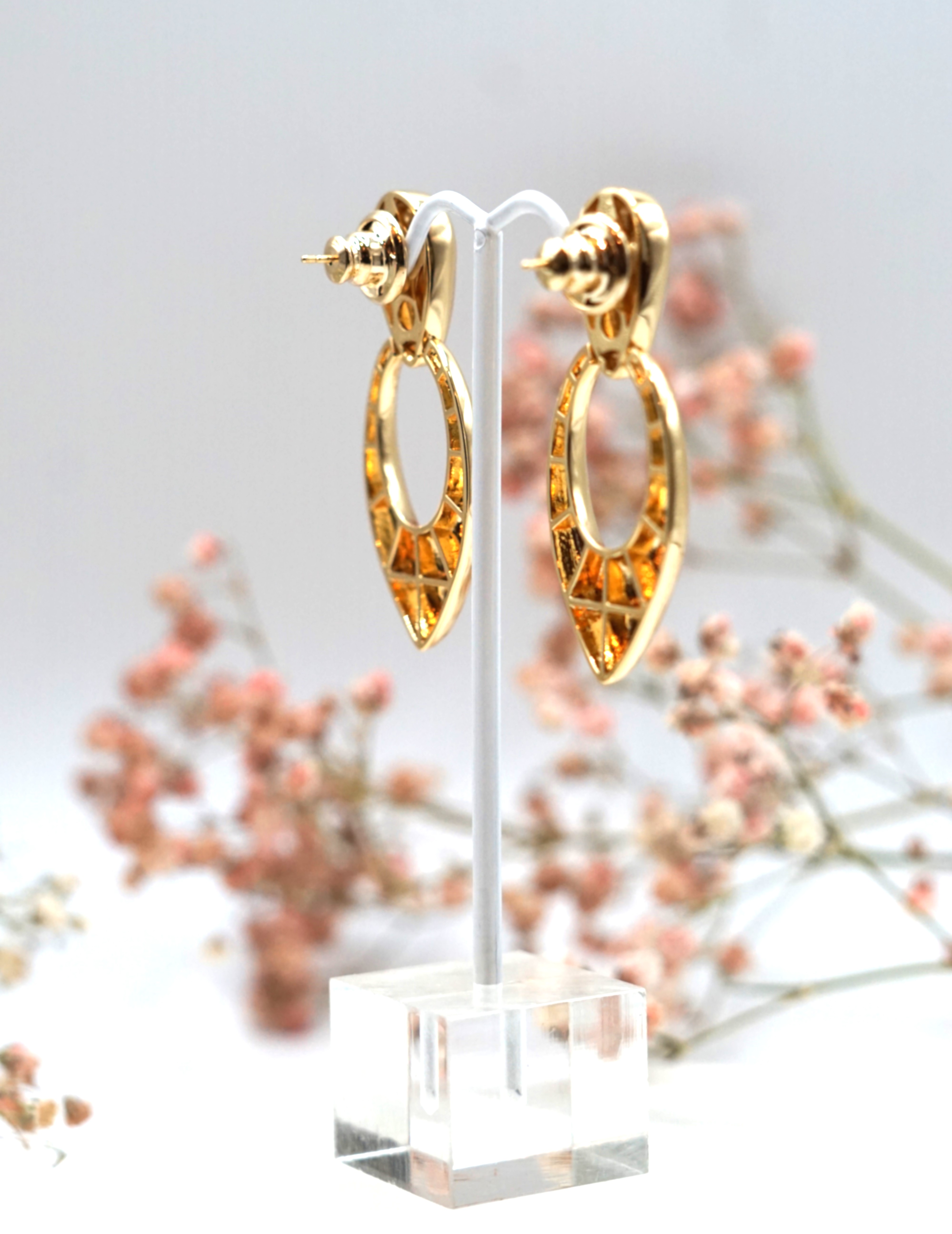 Gold Drop Earrings
