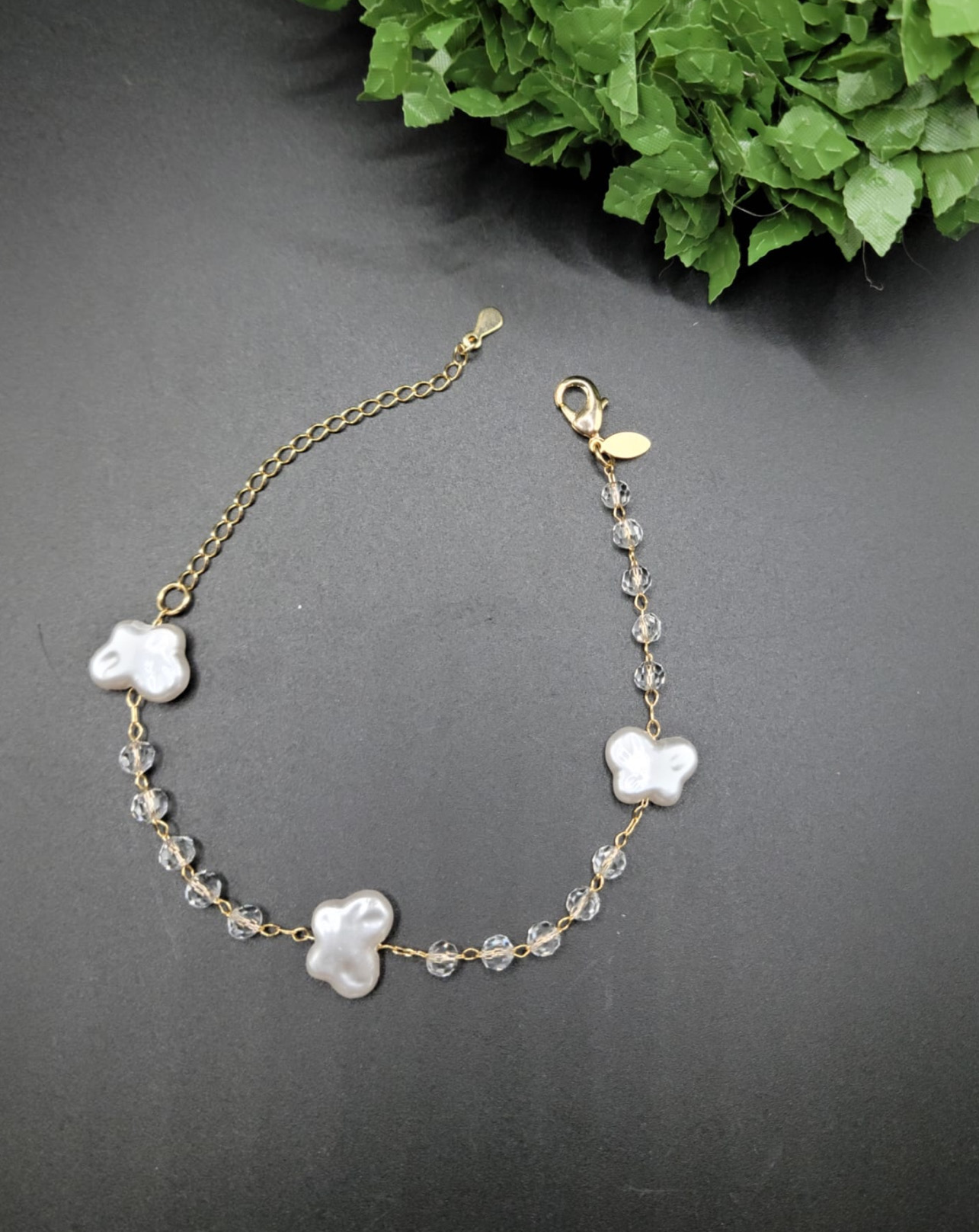 Pearl Butterfly Bracelet