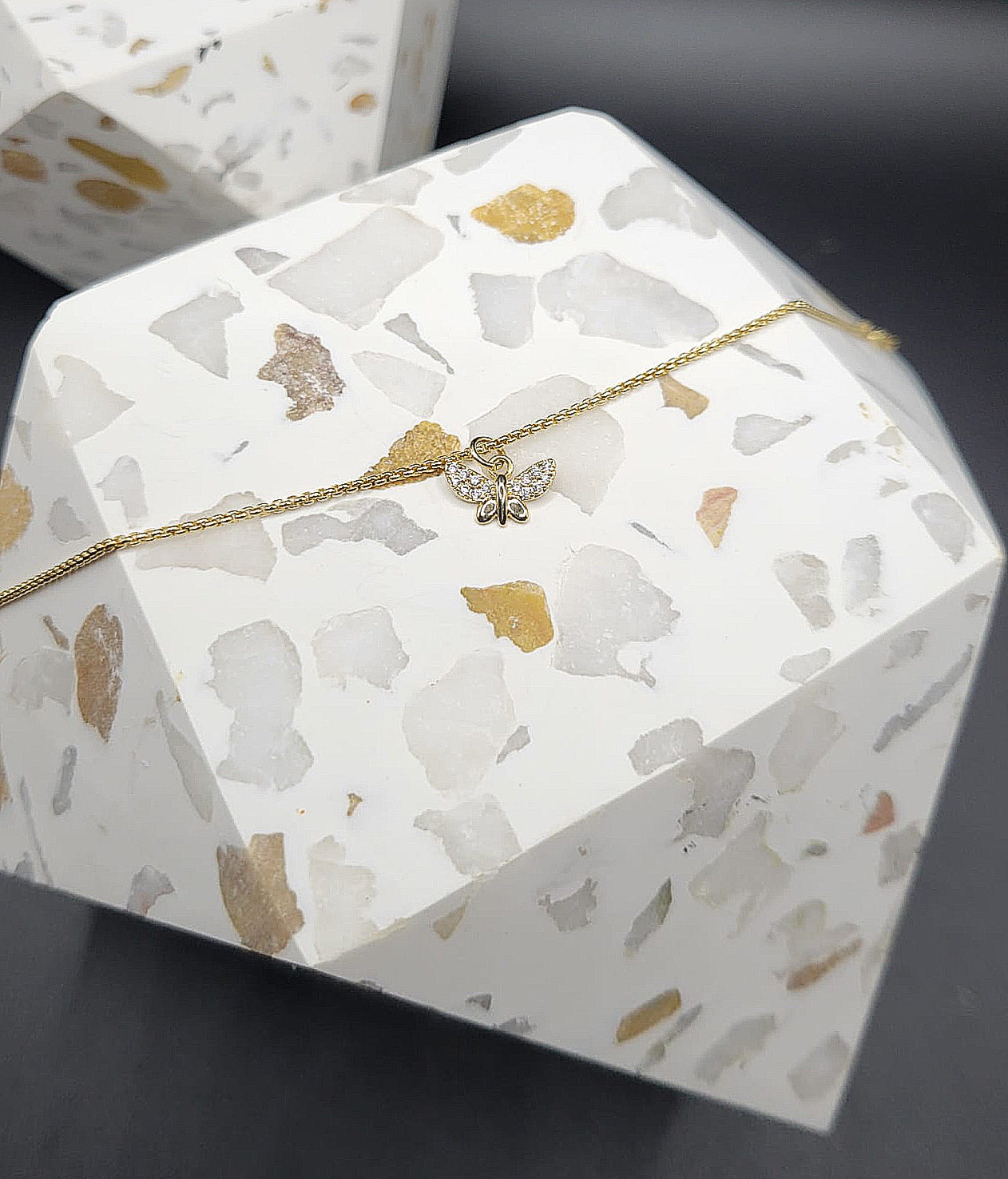 Gold Butterfly Necklace