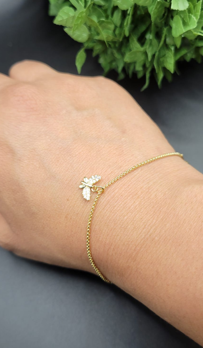 Gold Butterfly Necklace