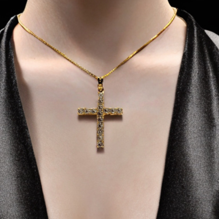 Gold Cross Necklace