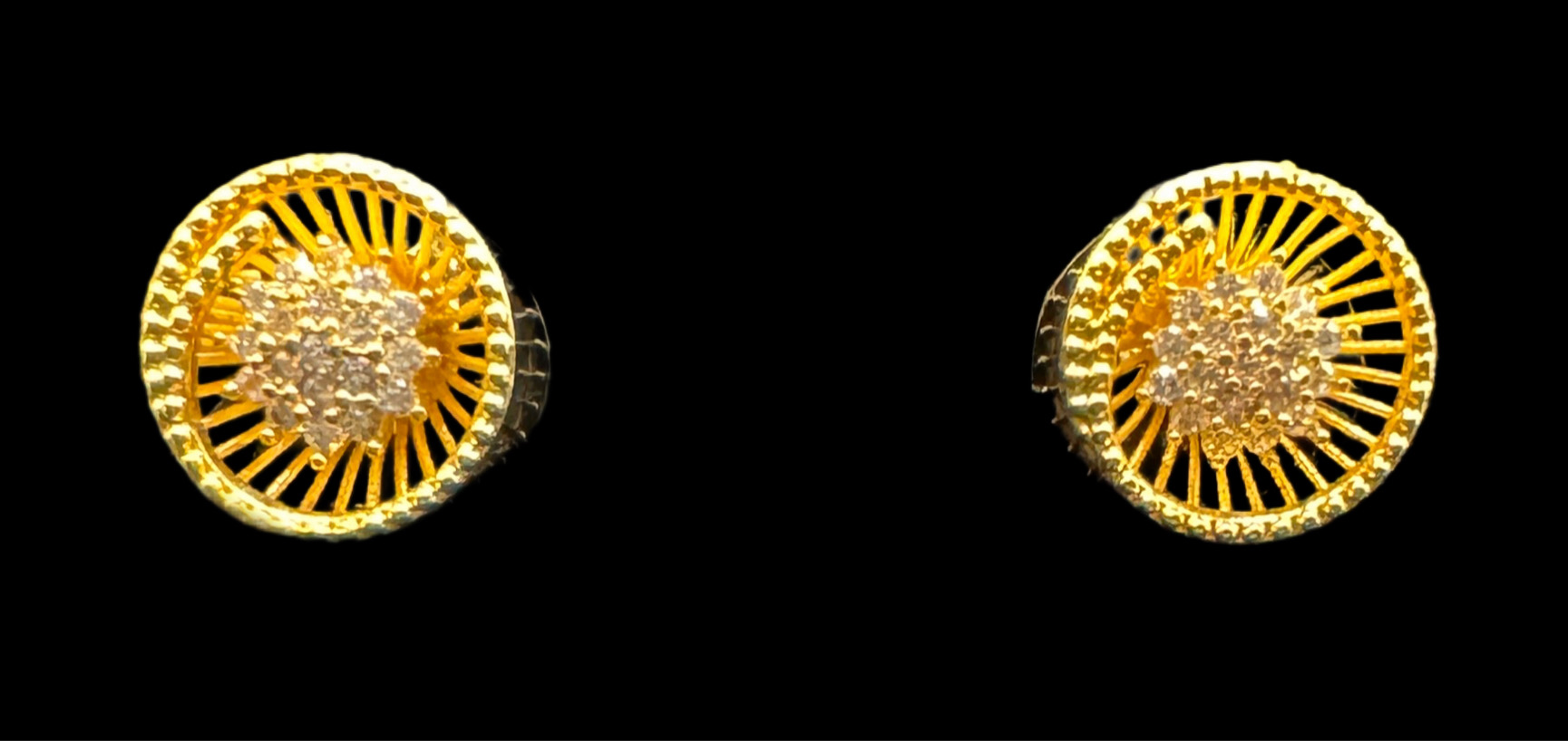 Gold Filled and  Zinconia Earrings