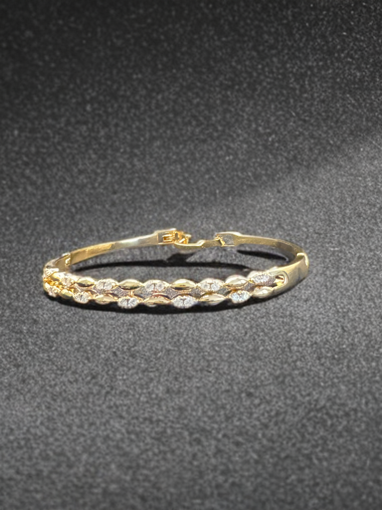 Gold filled Bracelet with zirconia