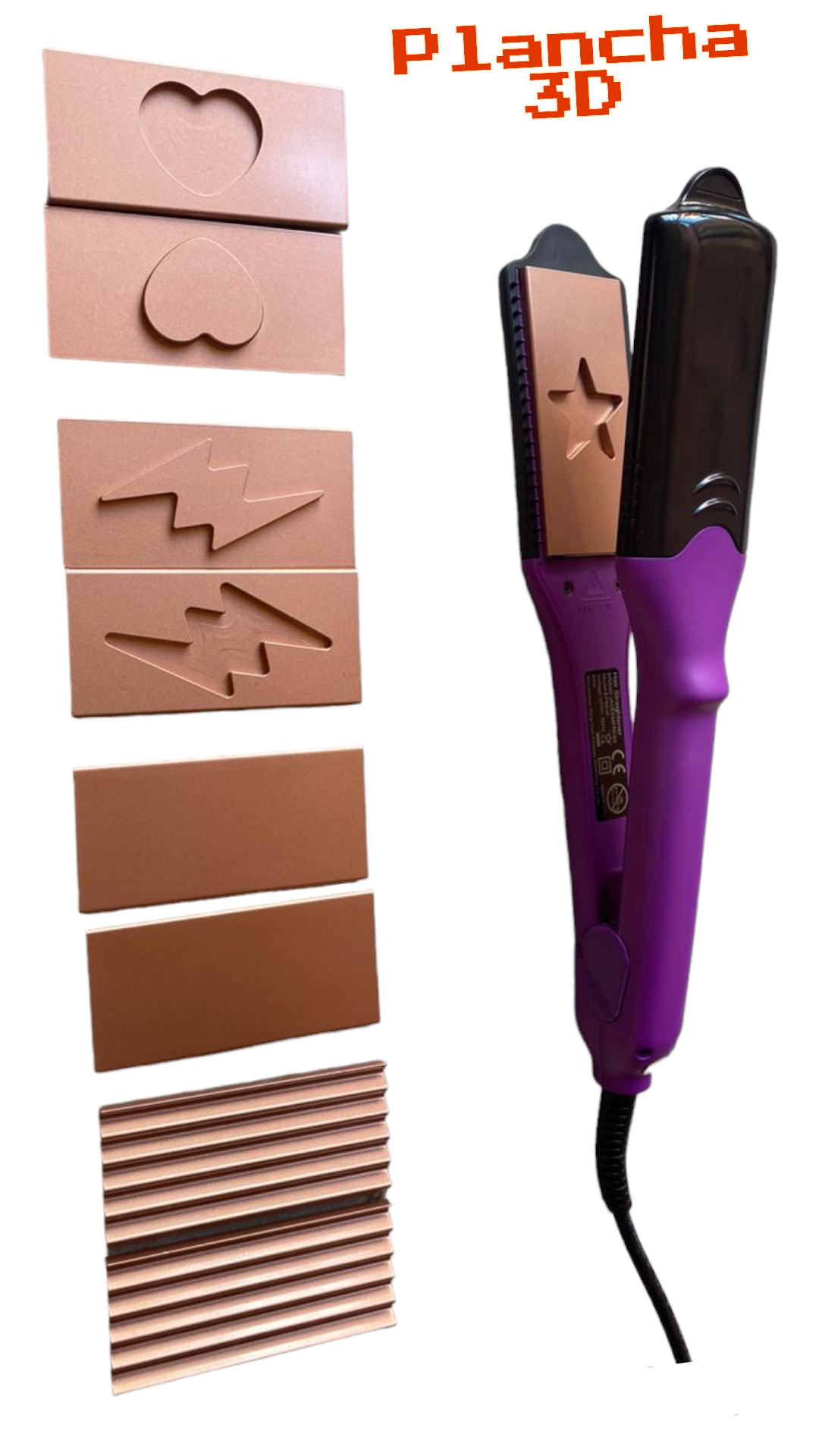 PLANCHA 3D - 5 PLACAS