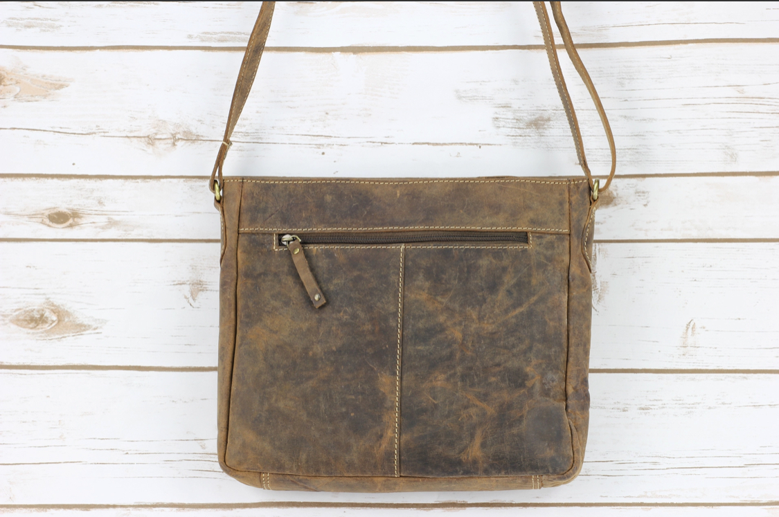 Leather Messenger Bag
