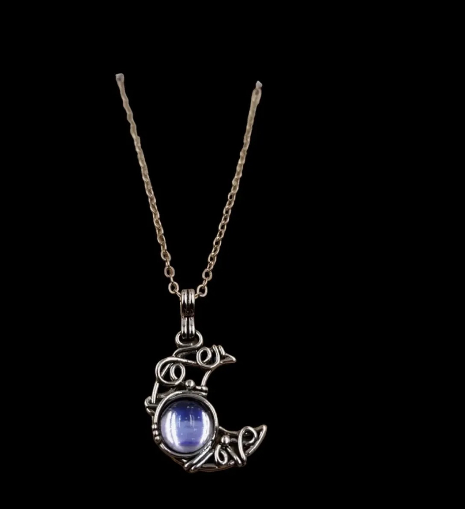 Moon Pendant Necklace